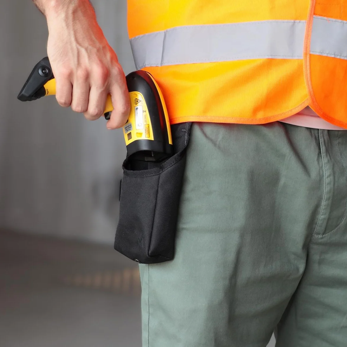 MOBILIS Holster per Lettore di Carte con Cintura Custodia Universale per Terminali di Pagamento 11 x 27 x 5 cm