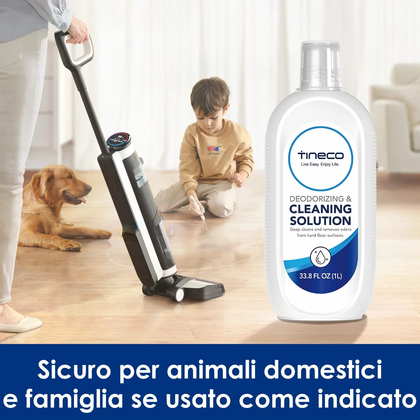 Tineco Detergente per pavimenti iFloor Y2 iFloor 5 FLOOR ONE S5 S6 S7 S9 Artist Stretch Serie 1L