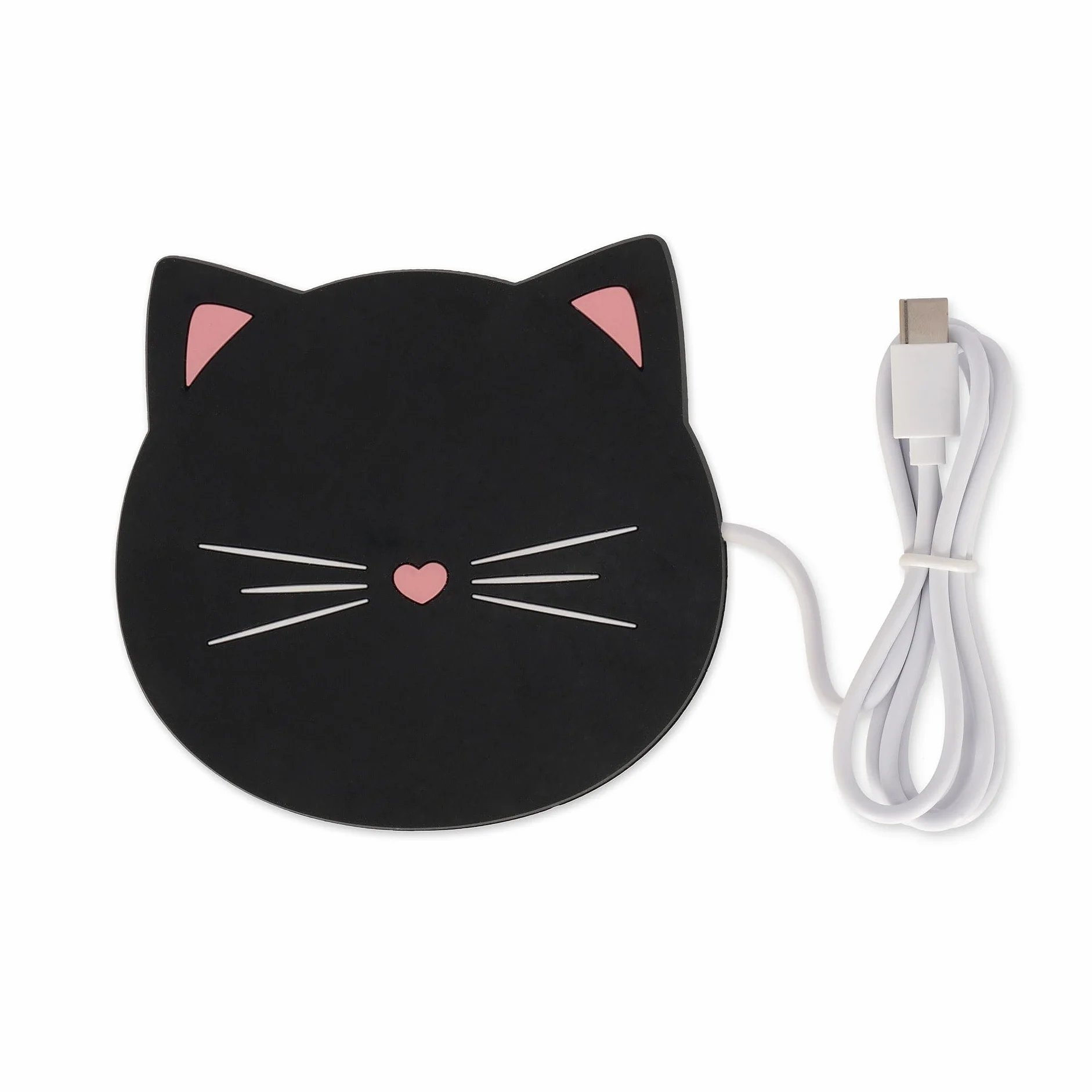 Legami - Scalda tazza, Warm it up, Tema Kitty, Cavo Type-C, 10 x 10 cm, in vinile, ideale per tazze e bicchieri con fondo piatto