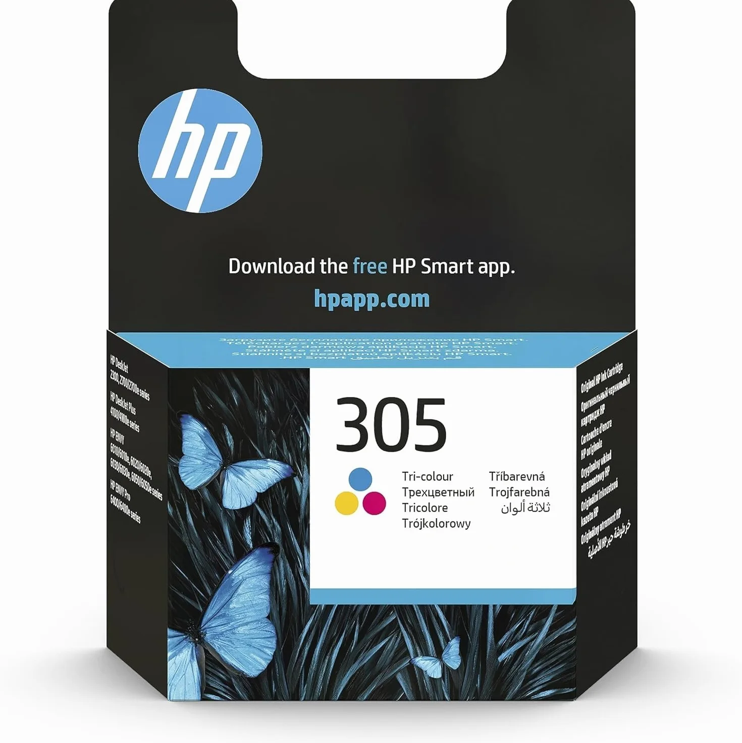 HP 305 Tricromia Cartuccia Originale 100 Pagine Compatibile Stampanti DeskJet 2700 4100 Envy 6020 6030 6420 6430