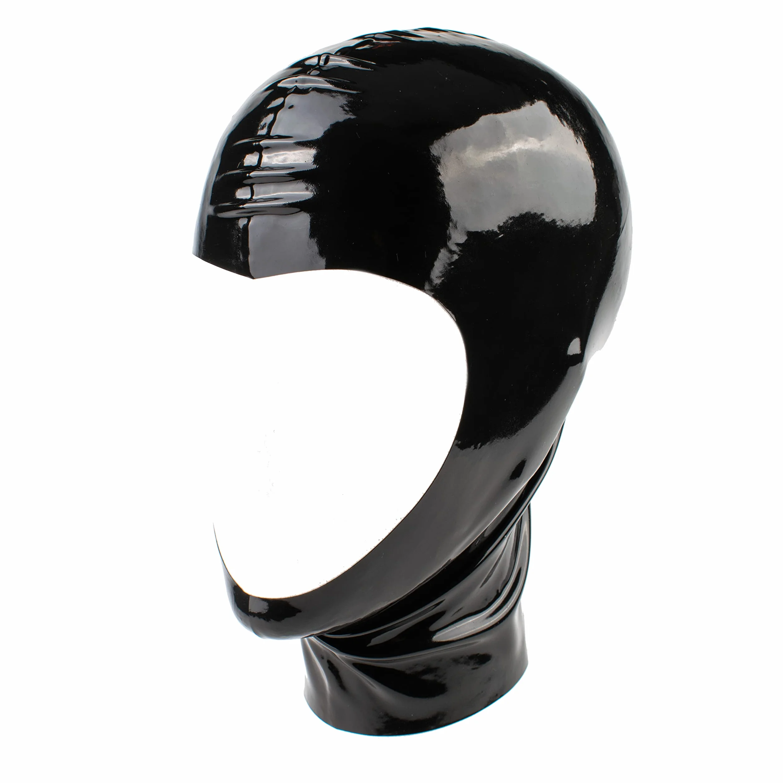 Rubberfashion Maschera di lattice - Cappuccio di lattice aperto