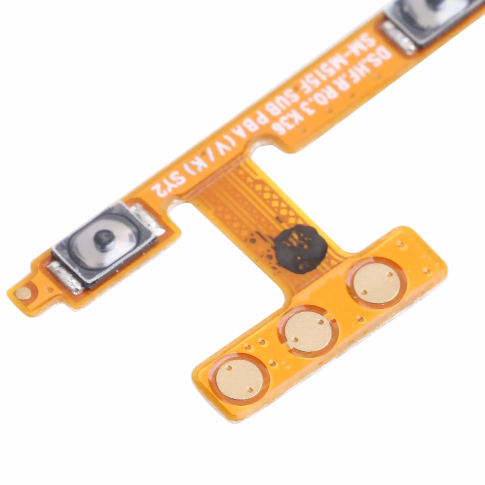 Ricambio Compatibile con SAMSUNG GALAXY A13 4G SM-A135F / A13 5G SM-A136U /SM-A136B flat flex circuito SWITCH PULSANTI CONTROLLO VOLUME KEY + - controllo tasti
