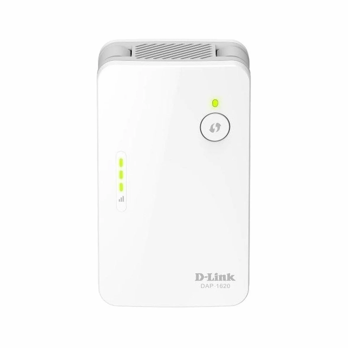 D-Link DAP-1620 Range Extender Universale/Ripetitore Wi-Fi AC1300, Dual Band, 2 Antenne Esterne a Scomparsa, 1 Porta Ethernet Gigabit 10/100/1000 Mbps, Pulsante WPS, Bianco