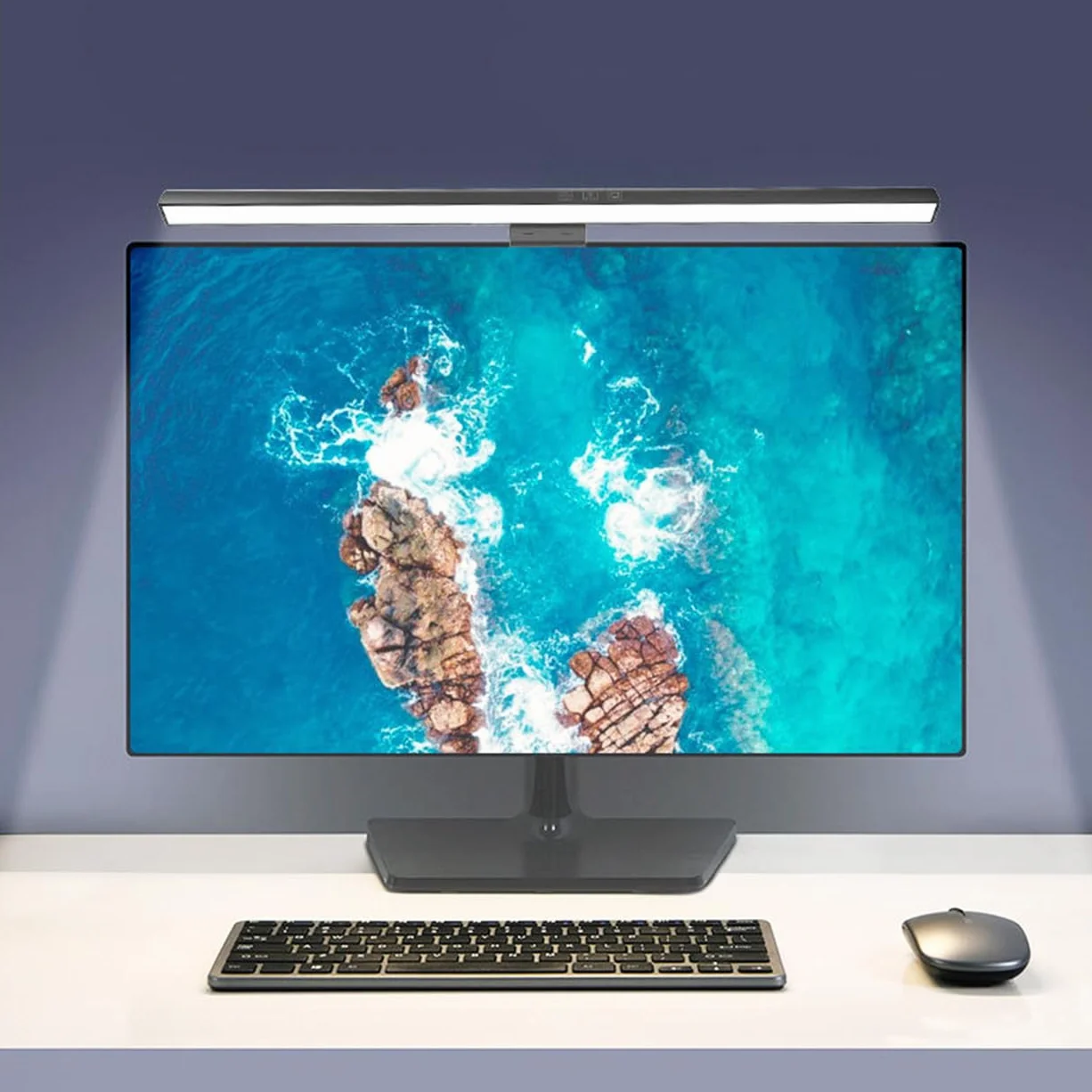 Computer Display Light Bar Schermo Protezione occhi LED Lampada da scrivania USB Lettura 3 modalità di luce Regolare la luminosità LE11 Nero