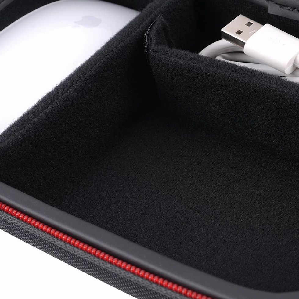Smatree A90 Custodia Rigida para Apple Pencil, Magic Mouse, Adattatore di Alimentazione Magsafe 1, Cavo di Ricarica Magnetico, Organizzatore Cavi da Viaggio Doppio Strato Borsa Accessori Elettronici