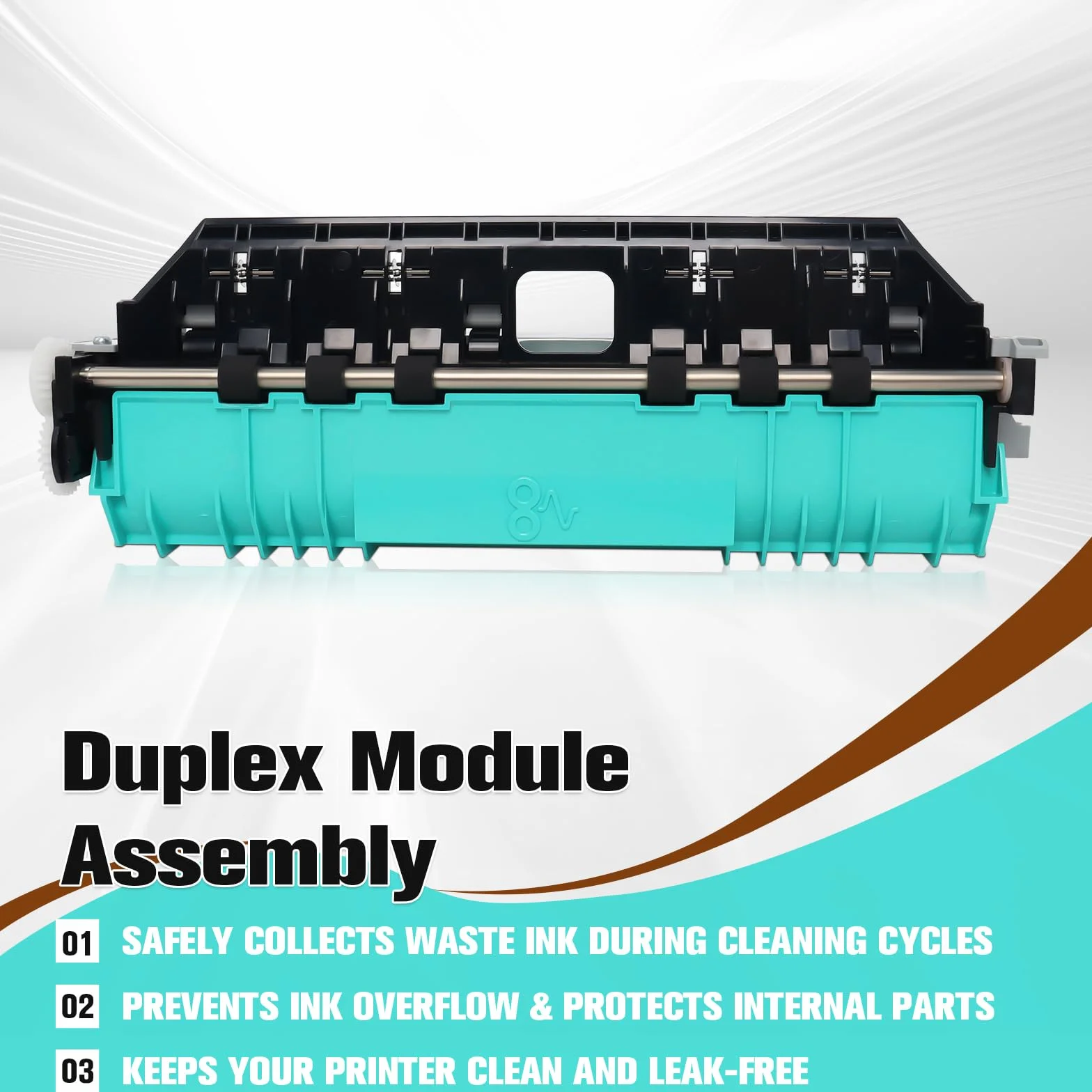Modulo duplex per stampante HP PageWide Pro 477dw 477dn 577dw 577dz 552dw x476 377dw, scatola di manutenzione rifiuti di inchiostro, ricambio per HP973 HP974 HP975 CN459-60375 CN598-67004