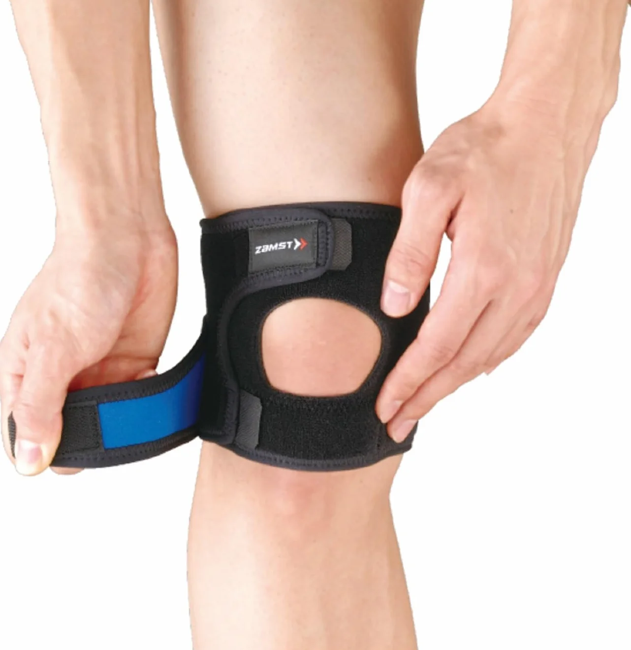 Zamst JK-1 Knee tutore ginocchio cuscinetto rotuleo chiusure regolabili per sport salti