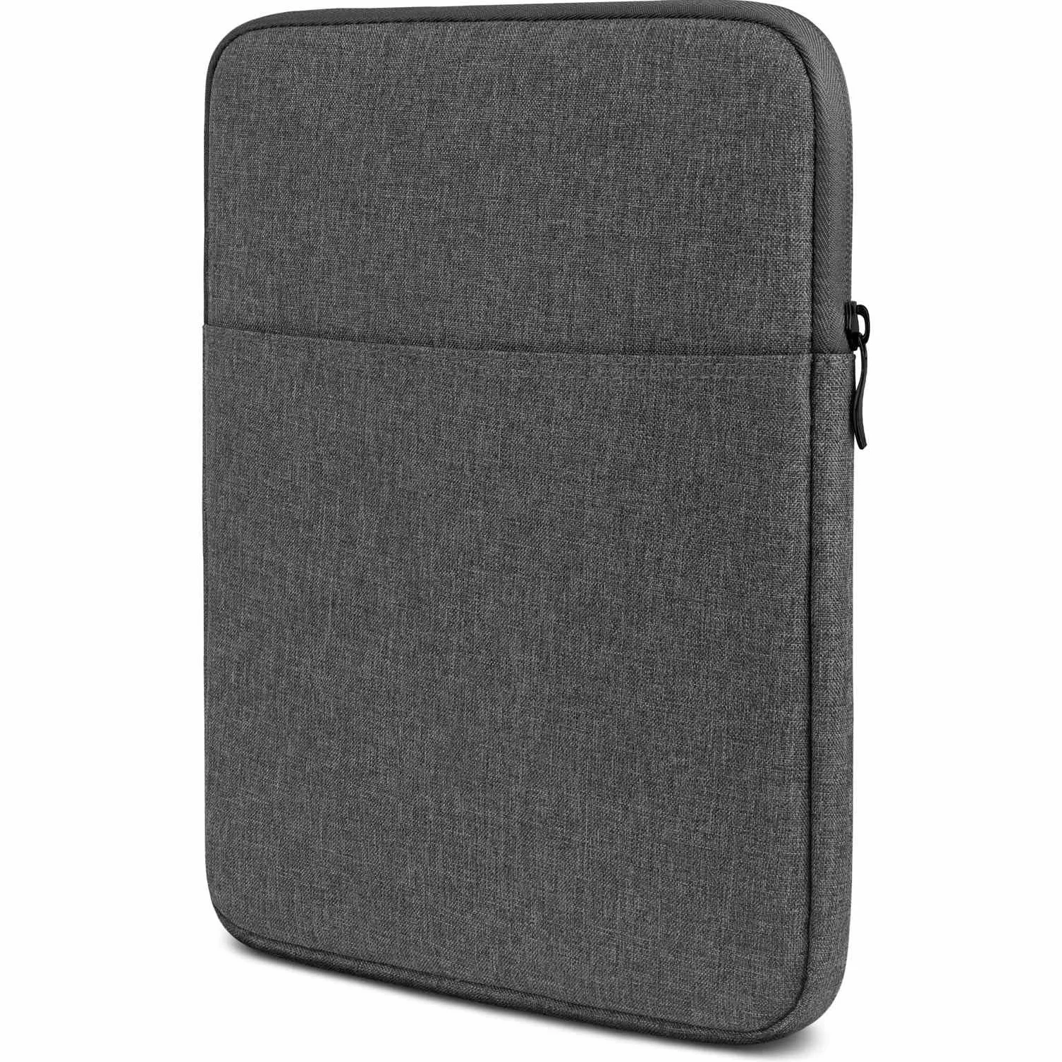 moex Custodia per tablet Doogee Tab A9 Pro Borsa con cerniera e scomparto per accessori, in nylon tessuto morbido imbottito, custodia protettiva minimalista Dash Case, grigio scuro