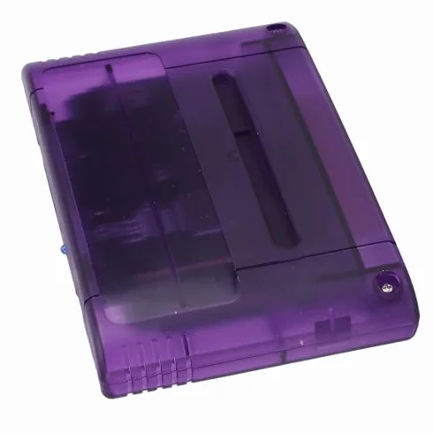 Cartuccia di Gioco SFC - 8GB - 3000 in 1 - Scheda di Gioco Multifunzionale con Backup Automatico (Viola)