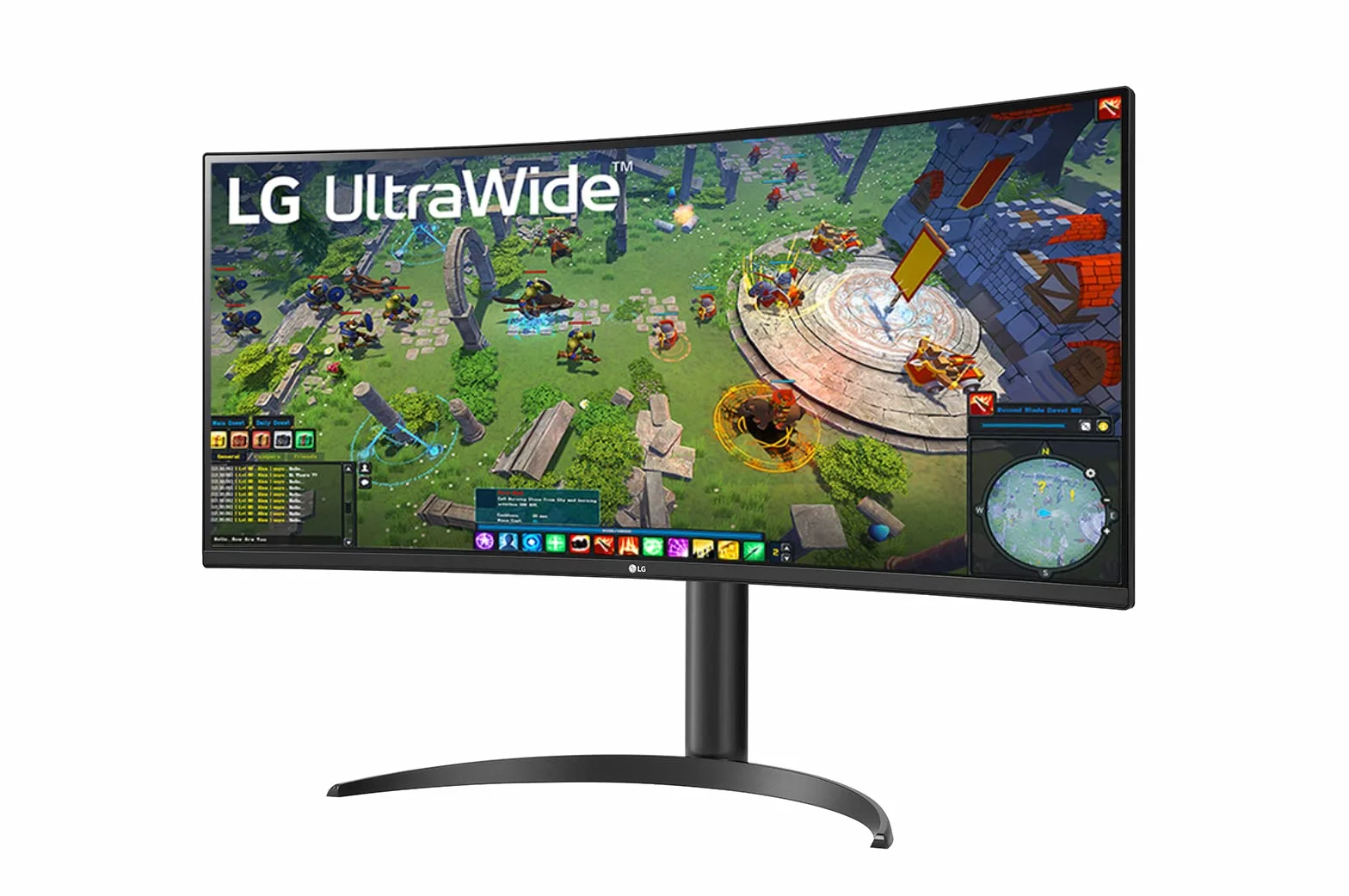 LG 34U650A Monitor UltraWide 21:9 Curvo 34" WQHD (3440x1440), IPS, HDR 10, sRGB 99%, Speaker Stereo 14W, USB-C Hub USB, Stand regolabile, Nero