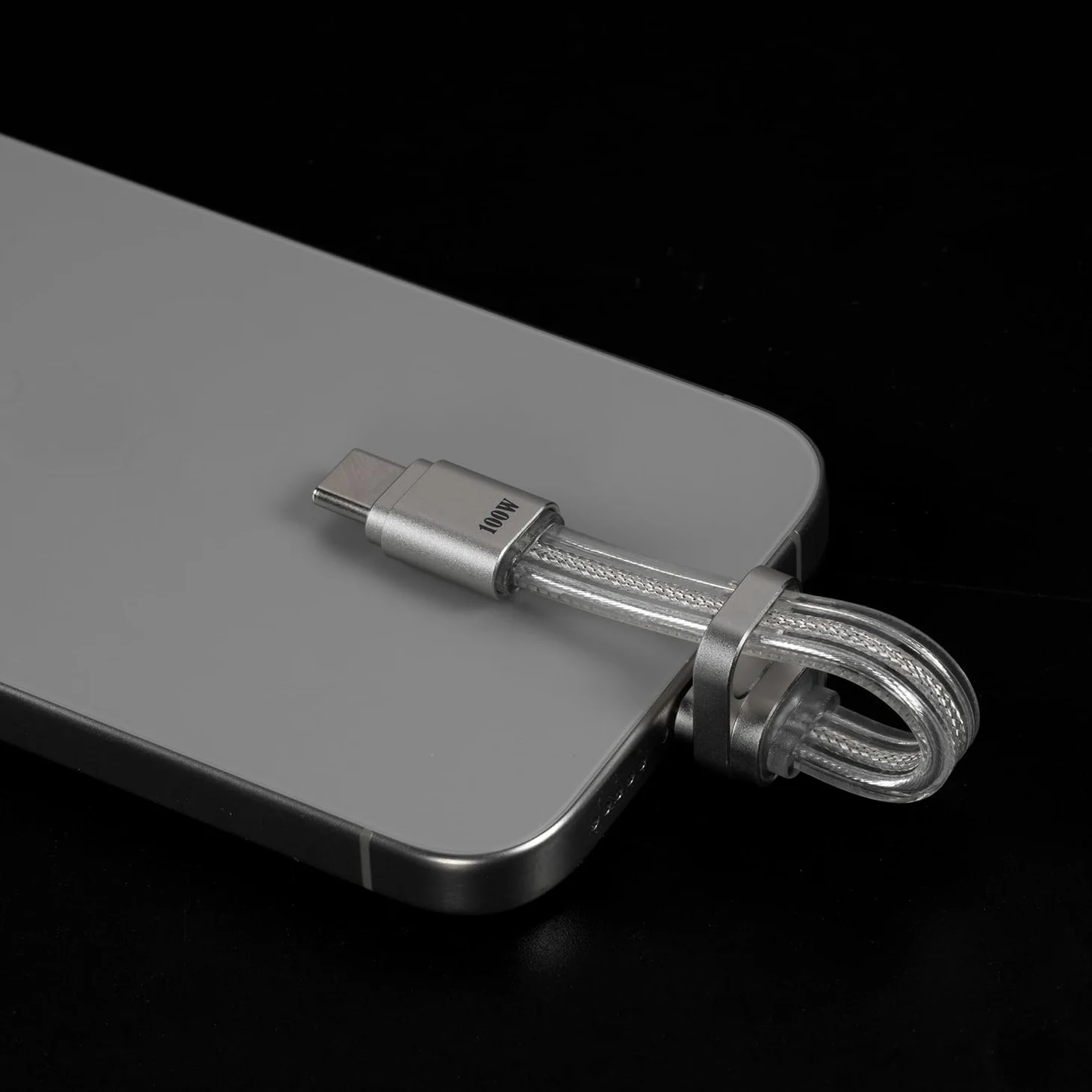 ddHiFi ddHiFi MD19L - Cavo USB da 100 W, pieghevole, ricarica rapida, cavo USB-C con alloggiamento in lega di alluminio, 6,5 cm