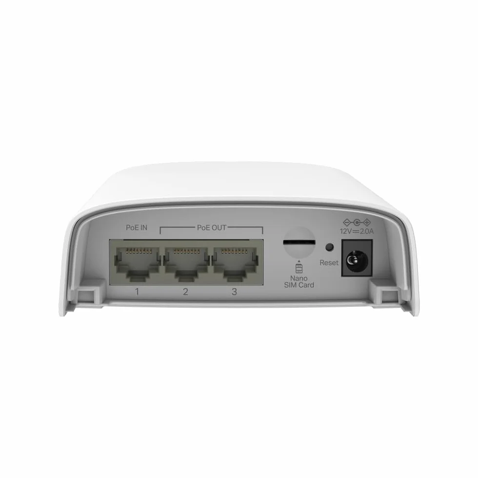 TP-Link Omada Er703wP-4G-Outdoor, Wei?, Wandmontage, Status, Extern, 4 Dbi, 512 mb