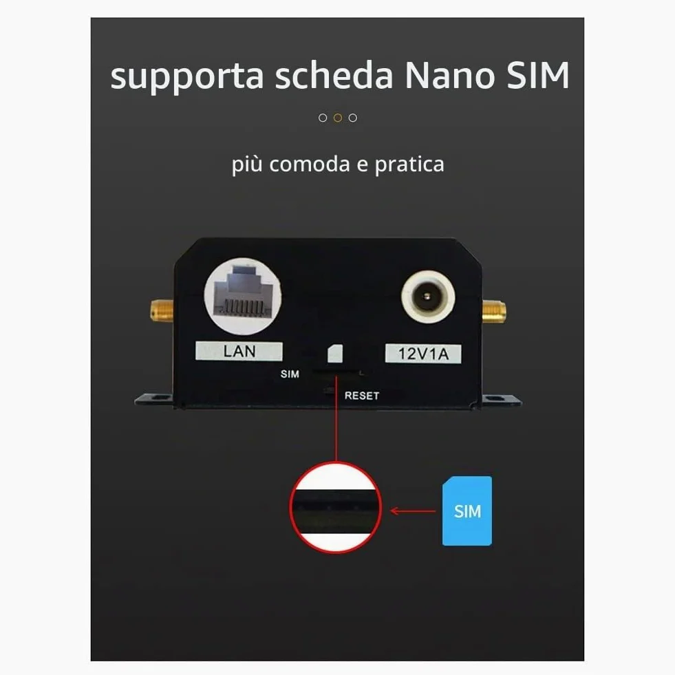 H927 Industrial Grade 4G Router 150Mbps 4G LTE CAT4 SIM Card Router con Supporto Antenna Esterna 16 Utenti Wi-Fi Spina UE, 500362386A1