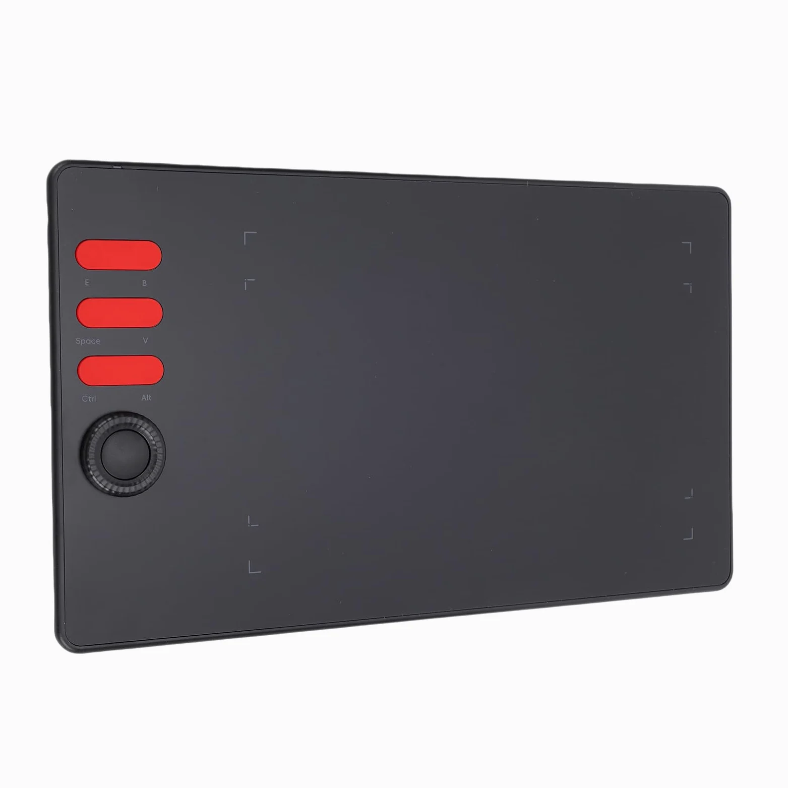 Oumefar Tavoletta Grafica con Area Attiva da 7,68x4,80 Pollici (Q5) | Stilo sensibile alla pressione, 16384 livelli di pressione, 6 tasti di scelta rapida, compatibile con , Windows,