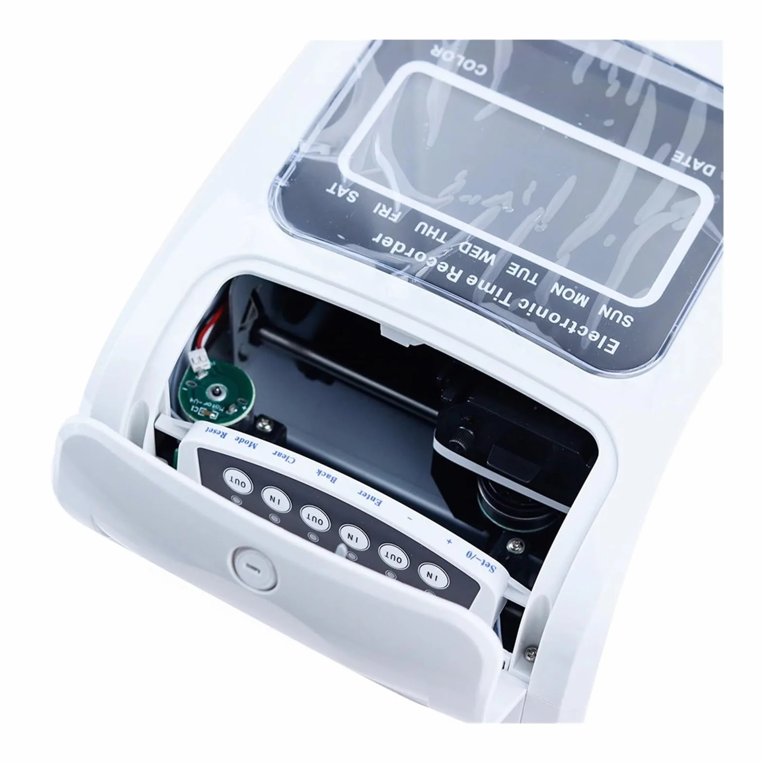 Macchina per la timbratura elettronica digitale per piccole imprese, orologio check-in personale