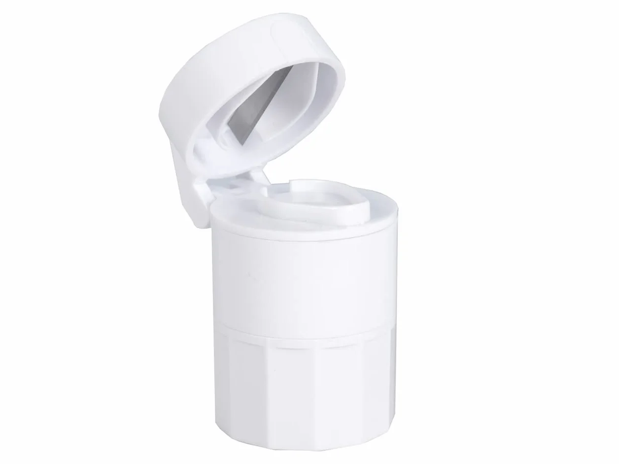 Gima Combo gestione pillole portapillole 4 funzioni tagliapillole frantumapillole bicchierino acqua 25766