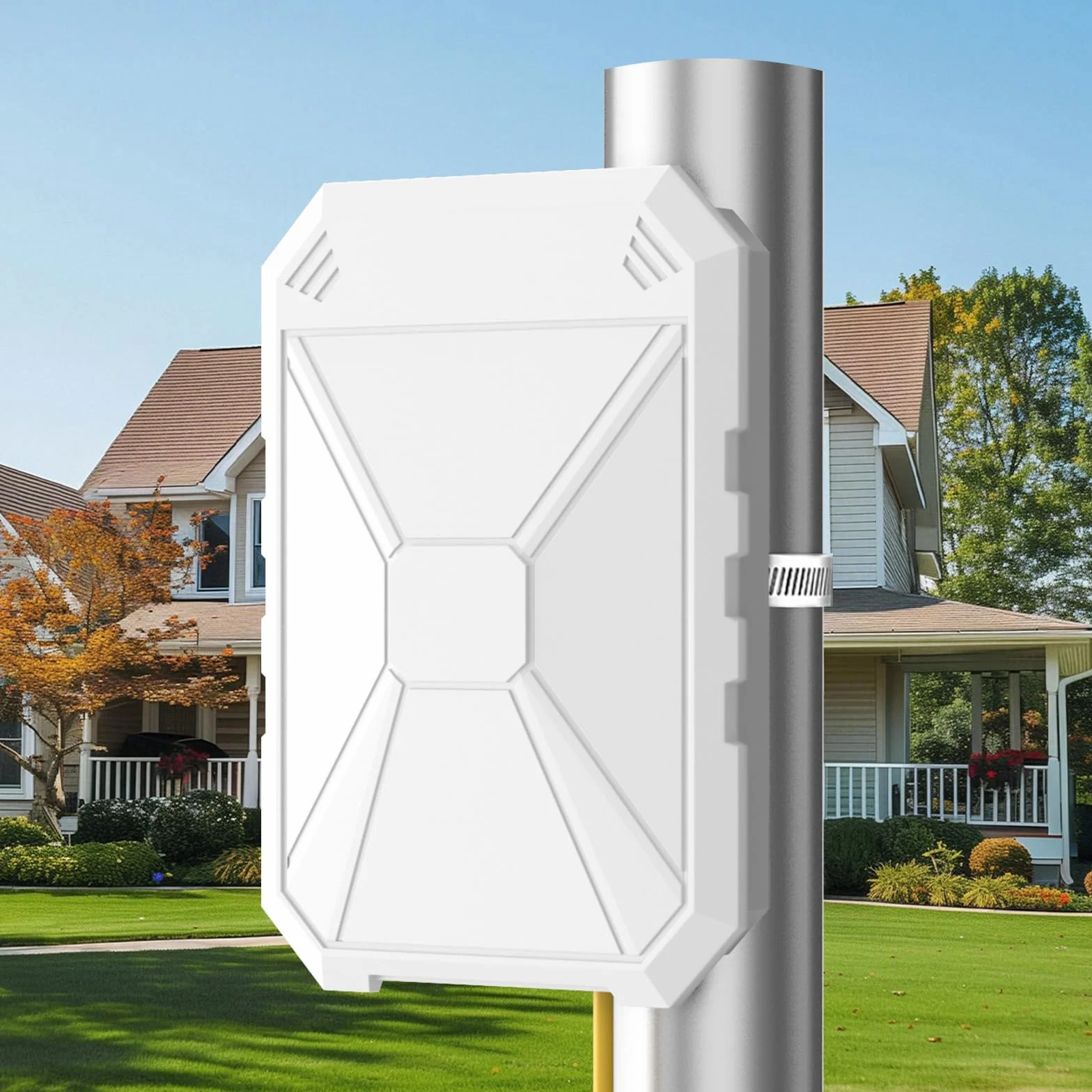 N300 Outdoor WiFi Ripetitore Antenna Incorporata Amplificatore WLAN Outdoor Lungo Viaggio a distanza IP67 Resistente alle intemperie, Amplificatore Supporta con PoE, Modalità AP/Router/Ripetitore