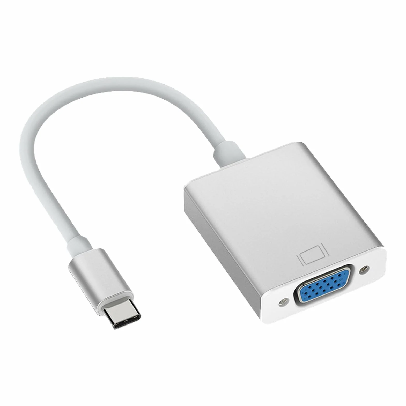 Adattatore USB C a VGA Maschio Femmina Compatibile Thunderbolt 3 per MacBook Pro iPad Pro Samsung Galaxy S23