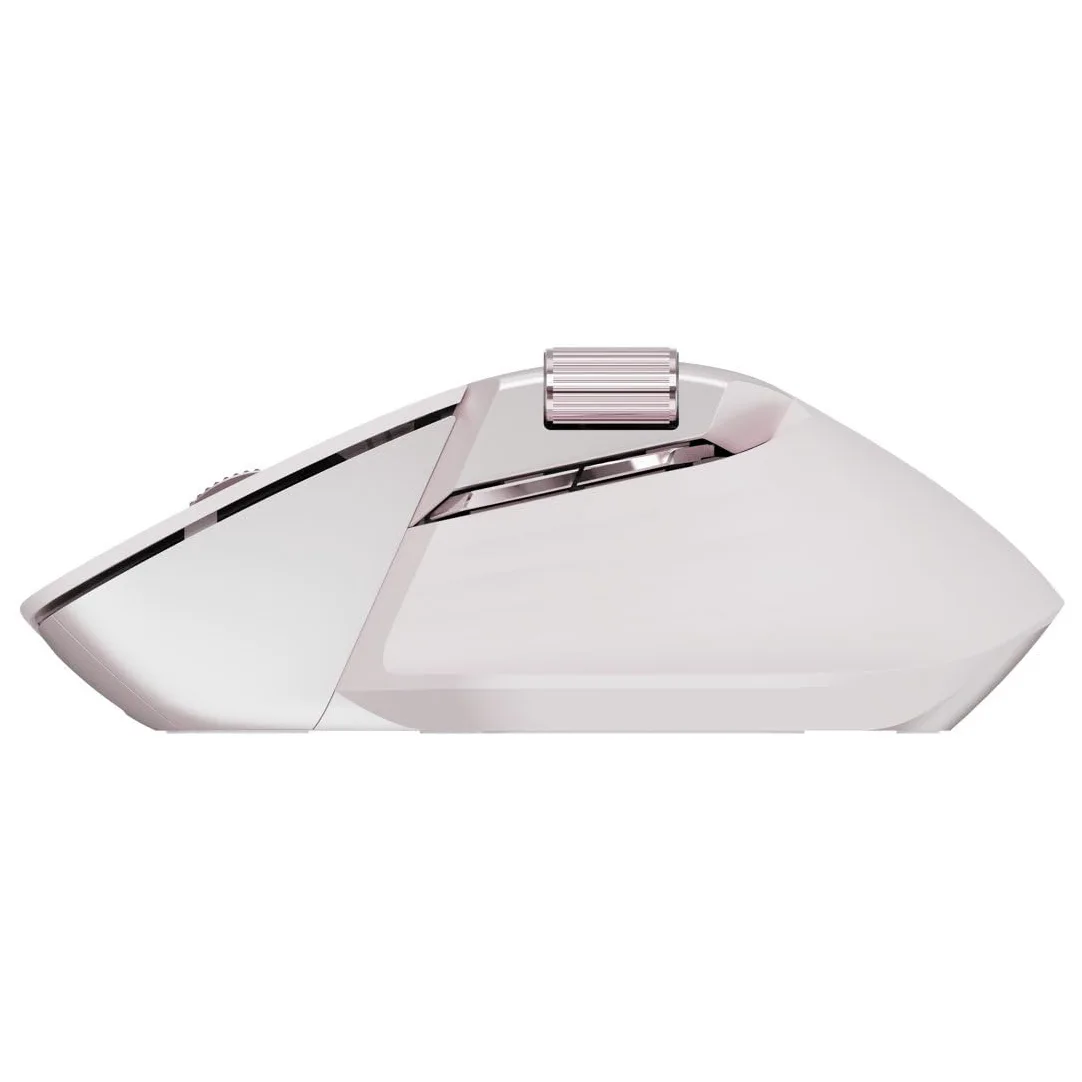 Rapoo Mouse wireless MT760M Mouse senza fili Sensore 4000 DPI Batteria ricaricabile ecologica PC & Mac ergonomico - Rosa