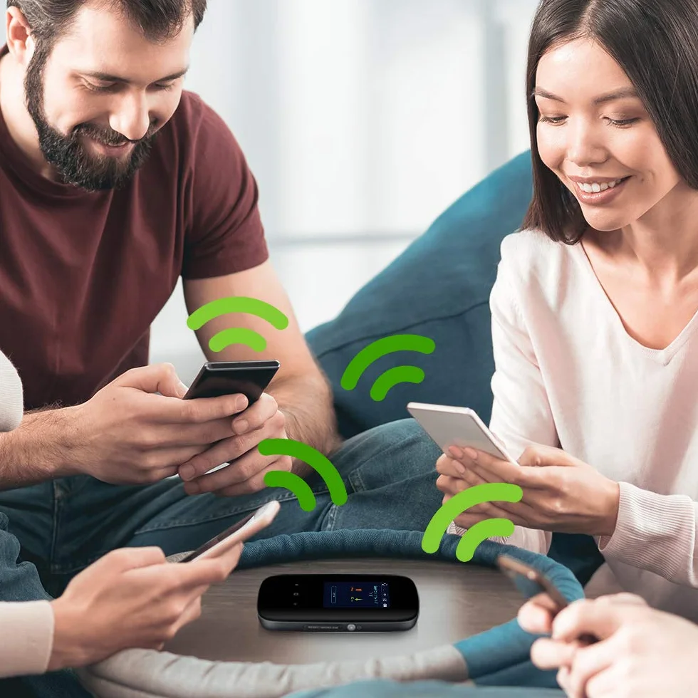 Zyxel Hotspot WiFi mobile 4G LTE-A, Velocità di download fino a 300 Mbps, Condivisione WiFi dual-band con 32 dispositivi, Durata della batteria per tutto il giorno [LTE2566-M634]