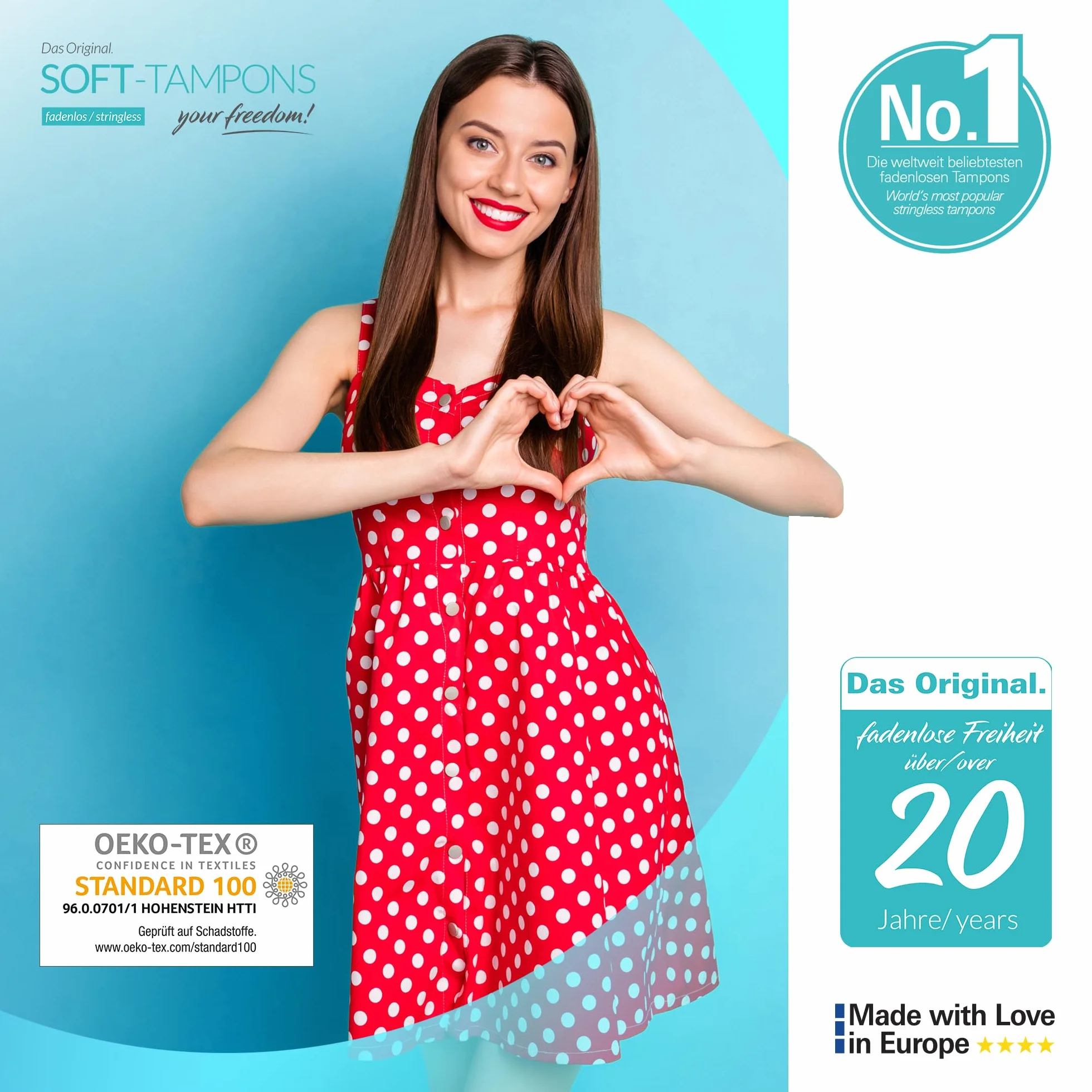 JOYDIVISION Soft Tampons Professional Filamless Tampon Box of 50