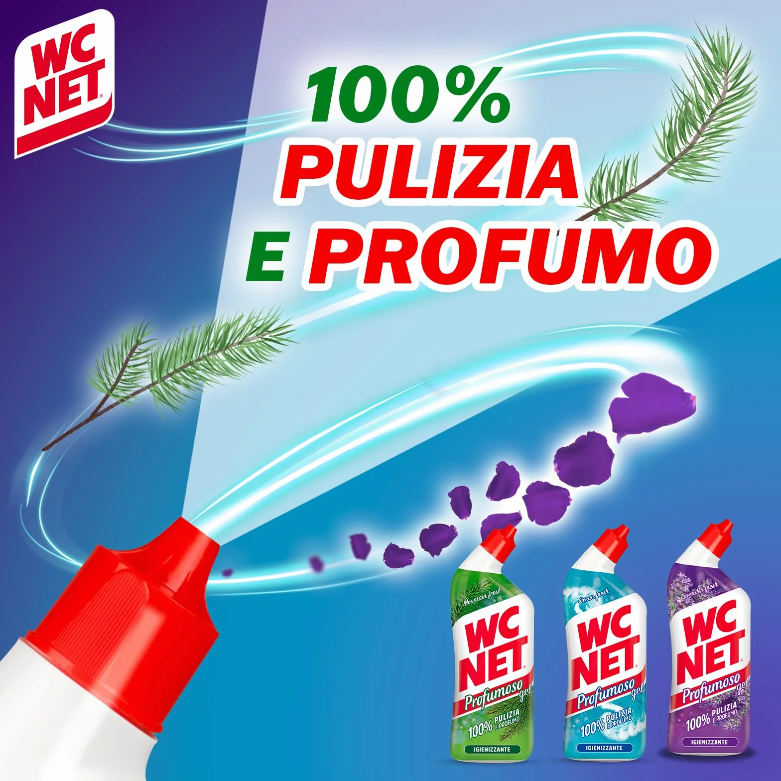 Wc Net Profumoso Gel Anticalcare Igienizzante WC Tripacco 3x700 ml