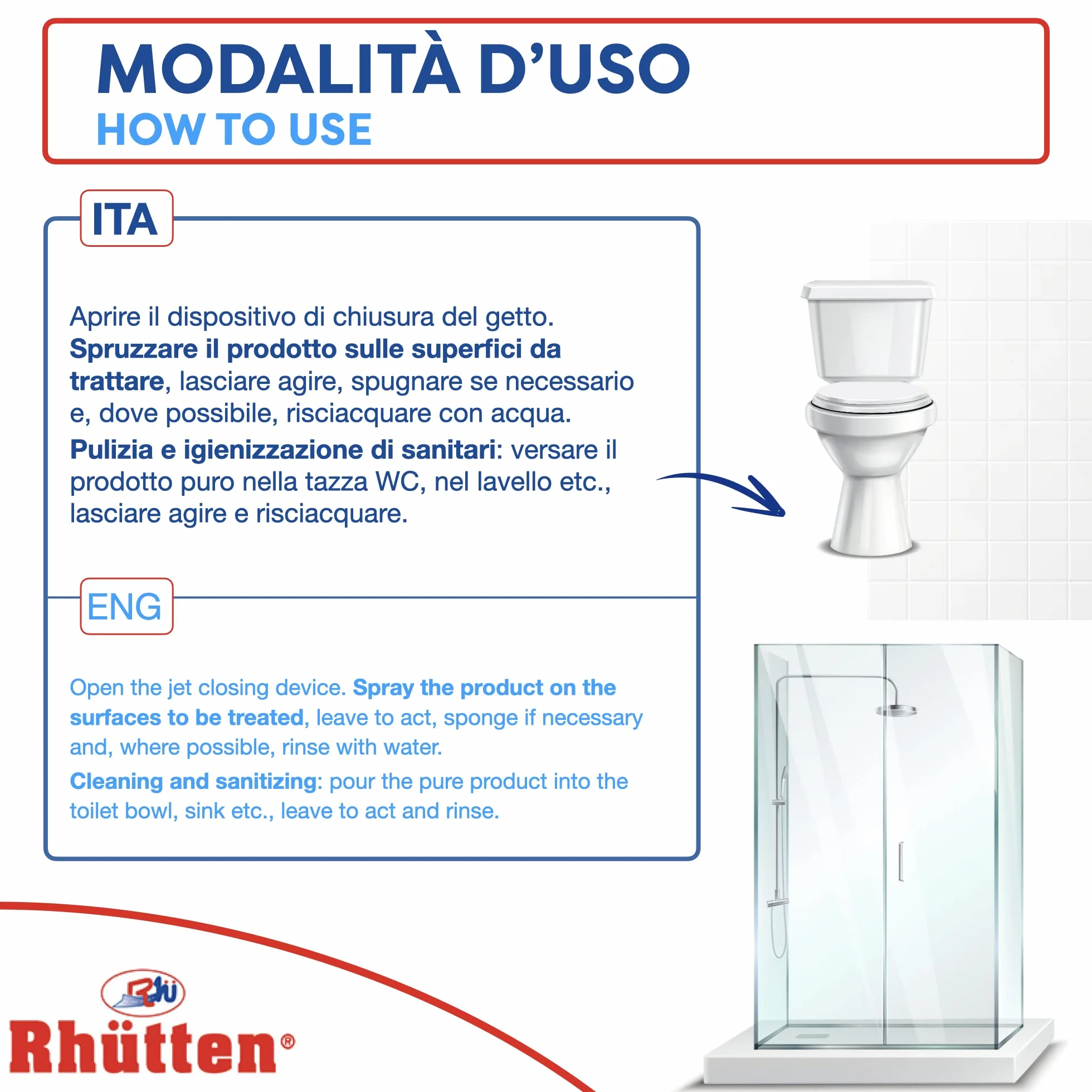 Via Muffa Rh Sbiancante Igienizzante Pareti Guarnizioni Sanitari Fughe Piastrelle 750ml