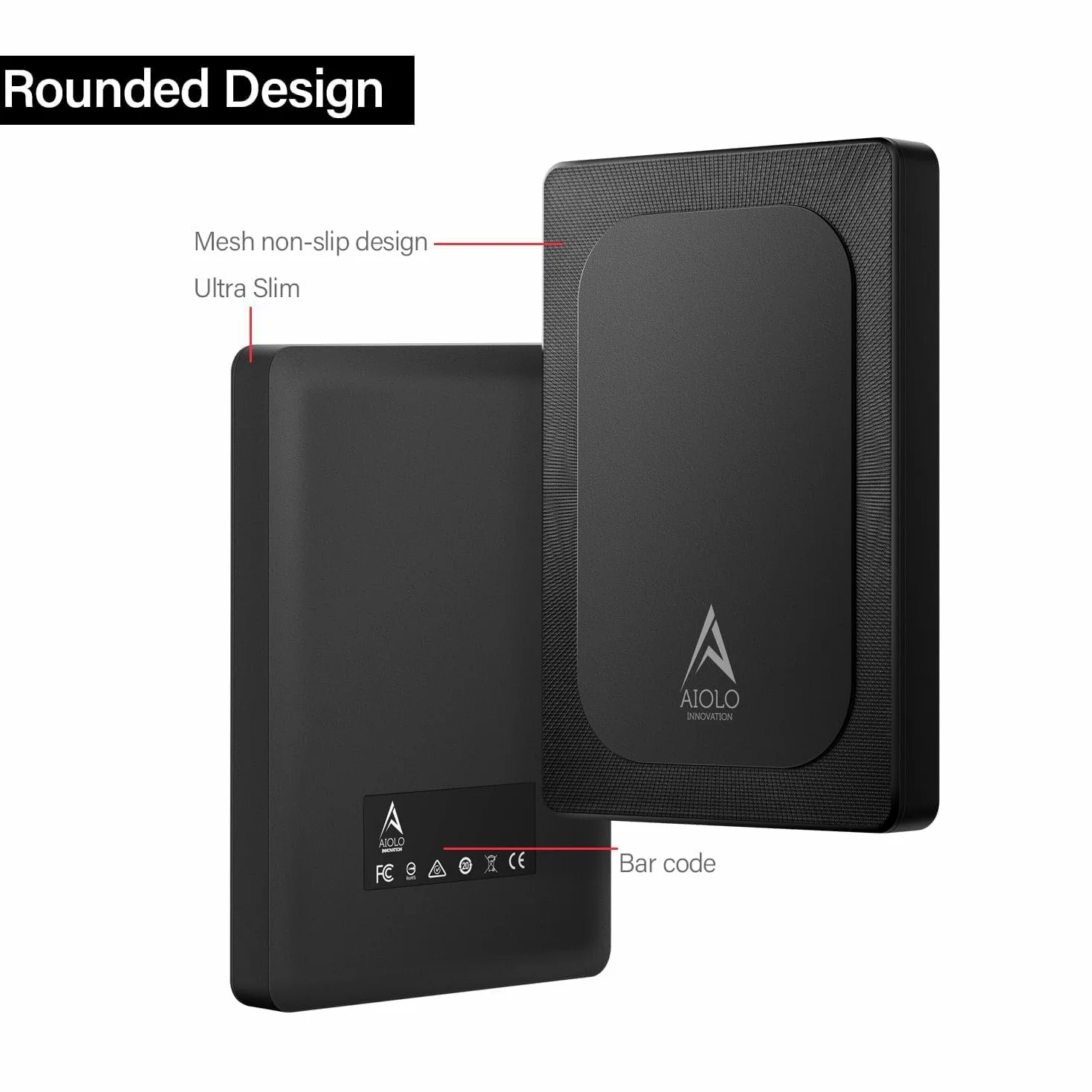 Aiolo Innovation Hard Disk Esterno 320GB 2,5" Ultra Slim Portatile USB3.0 SATA HDD Storage per PC, Macbook, PS4, PS5, Xbox Series S, Xbox Series X, TV