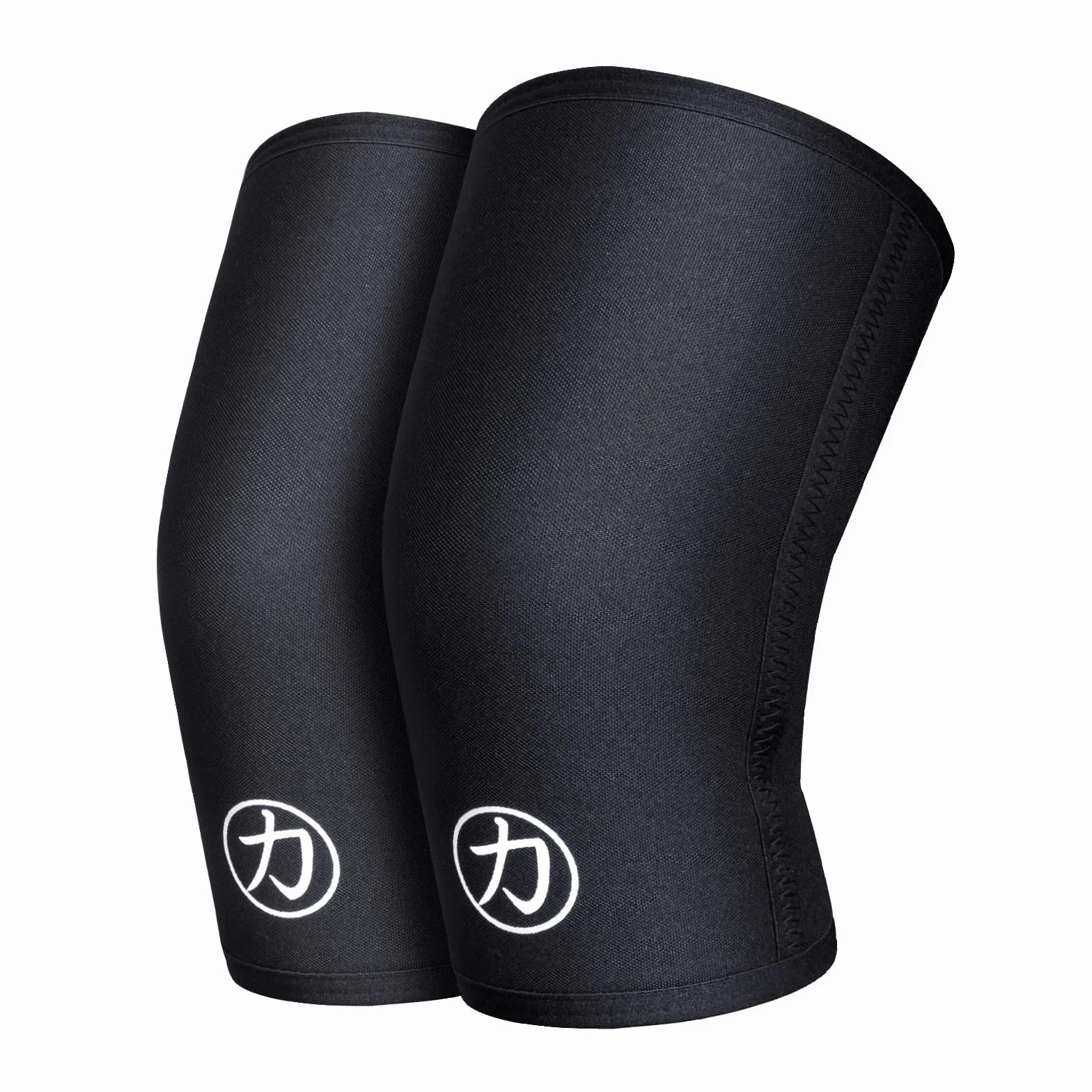 Ginocchiere Powerlifting Neoprene 7 mm L Nero IPF Approved