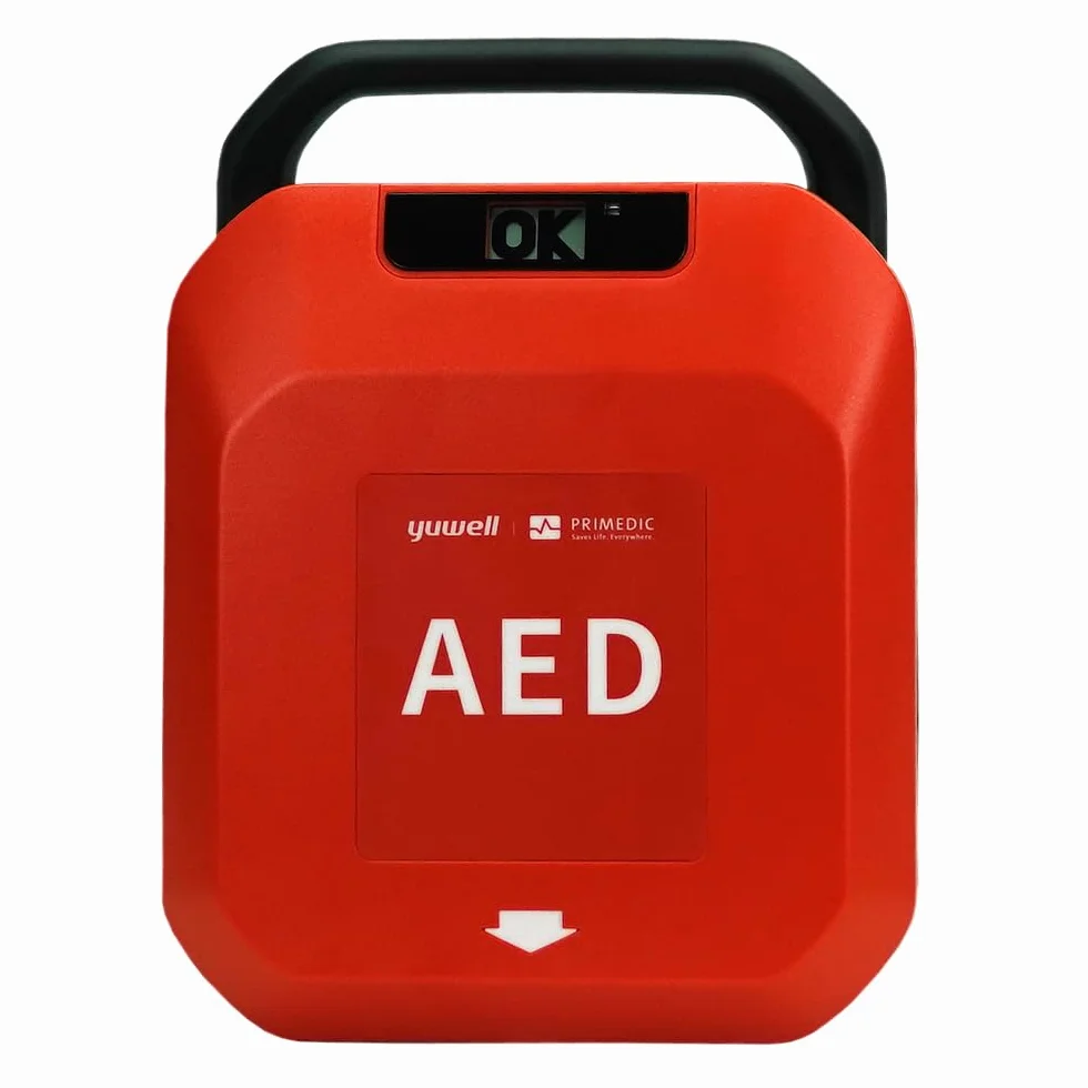 Primedic HeartSave YA Defibrillatore, Automatico, 8 Anni Garanzia, Inglese/Tedesco/Francese/Italiano