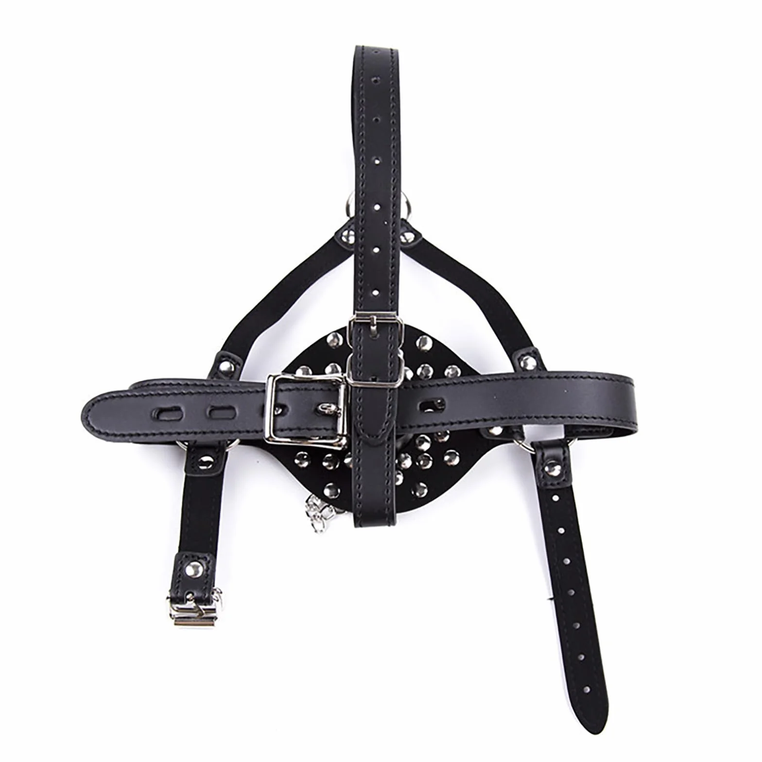 BDSM Kit Ball Gag Imbuto Bondage Testa Imbracatura Set Coppie Giochi Sesso Nero