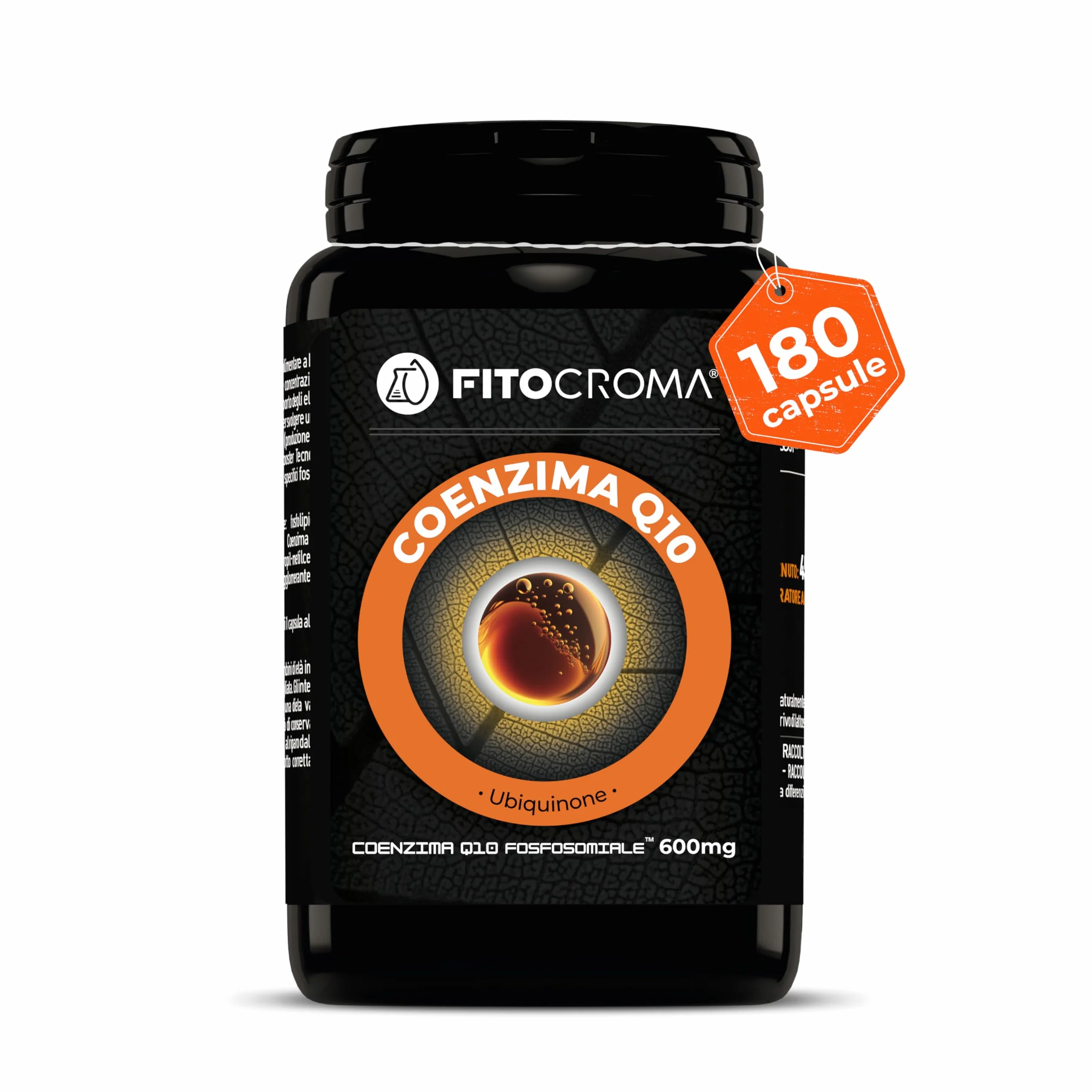 Coenzima Q10 300mg 180 capsule Ubiquinone Fosfosomiale™ Coq10 integratore