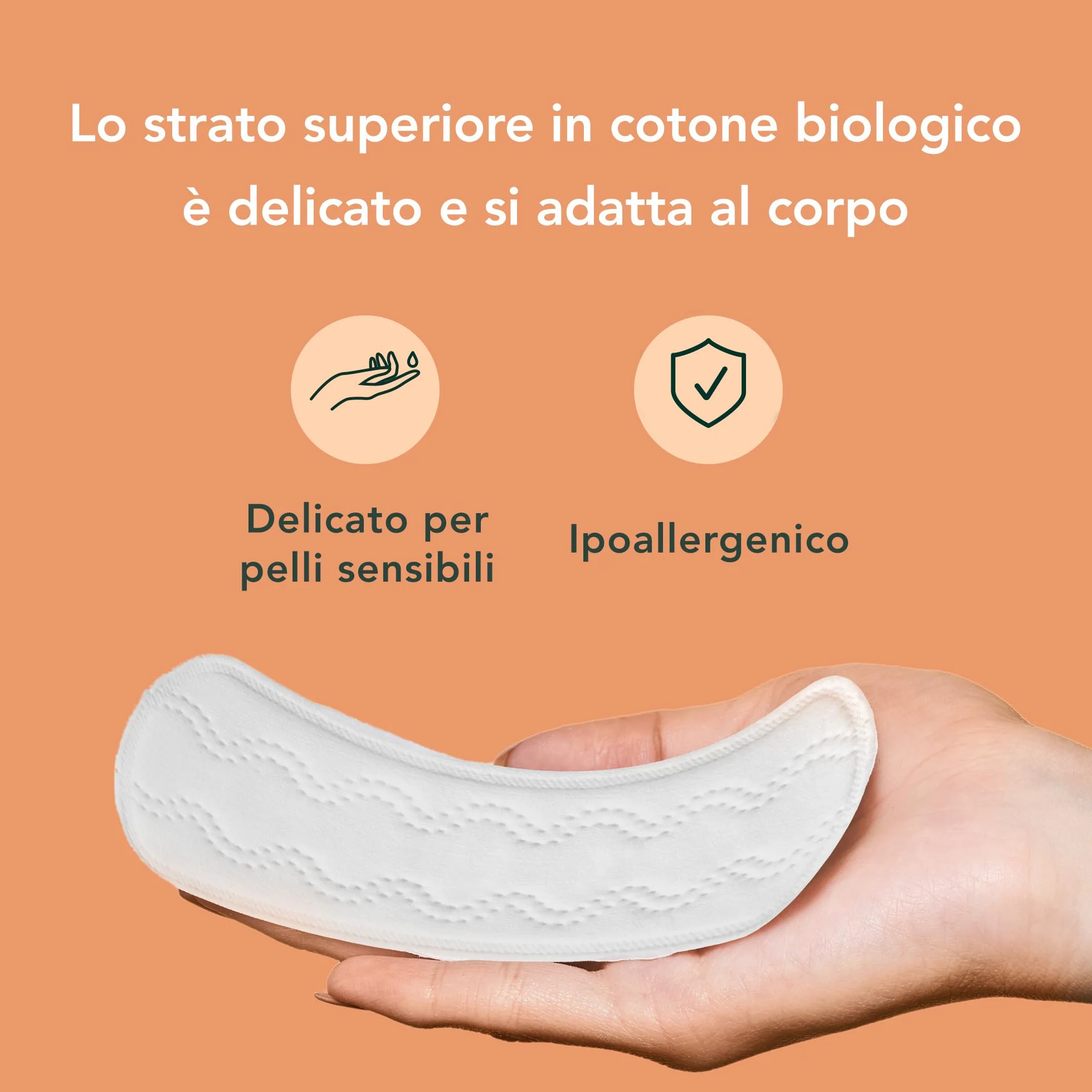 Rael Salvaslip Cotone Bio Ultra Sottile Proteggi Slip Ipoallergenico Inodore Vegano 36 Pezzi