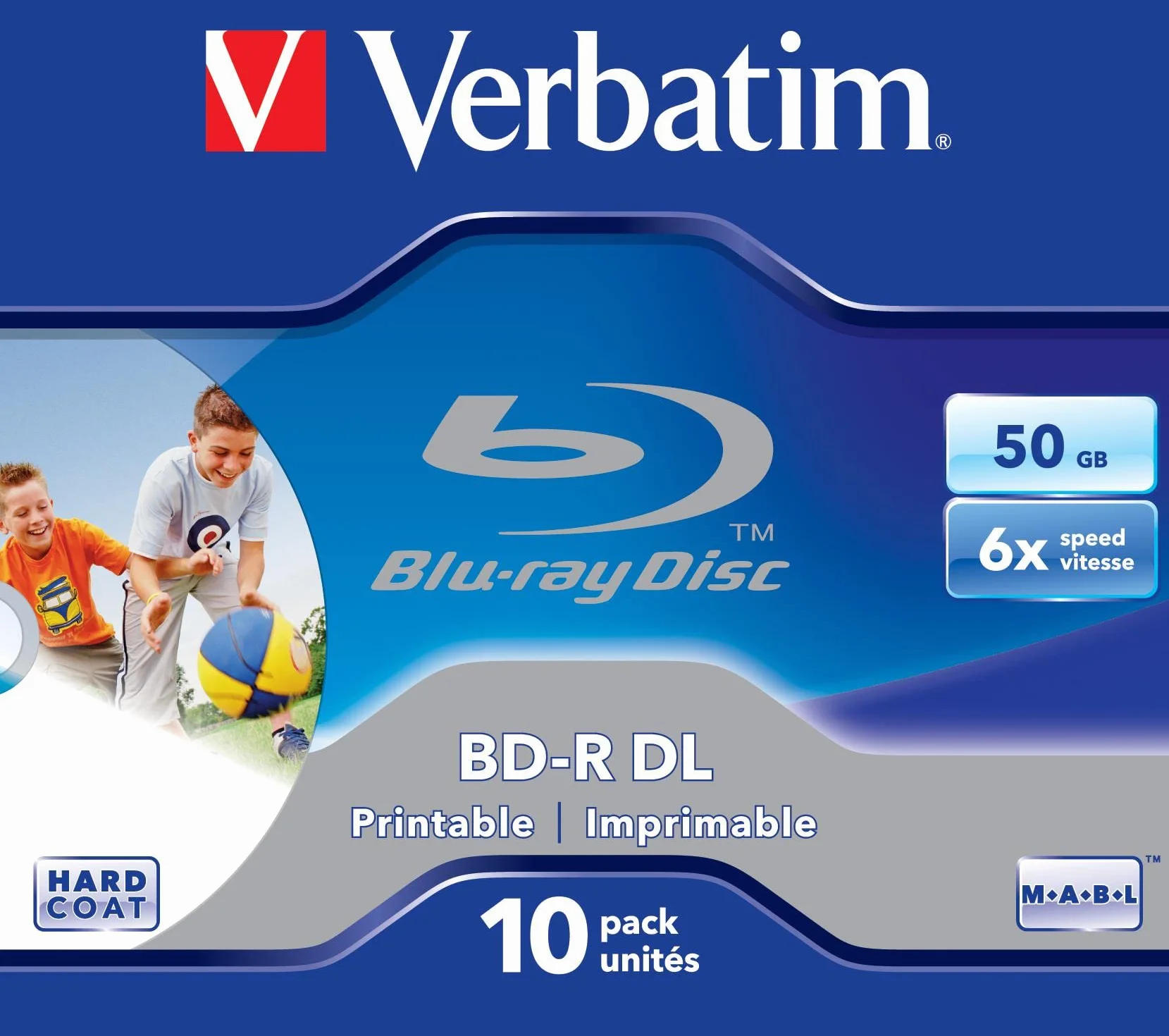 Verbatim Blu-Ray BD-R DL 50 GB 6 Disco Blu-ray Registrabile, 10 Pezzi