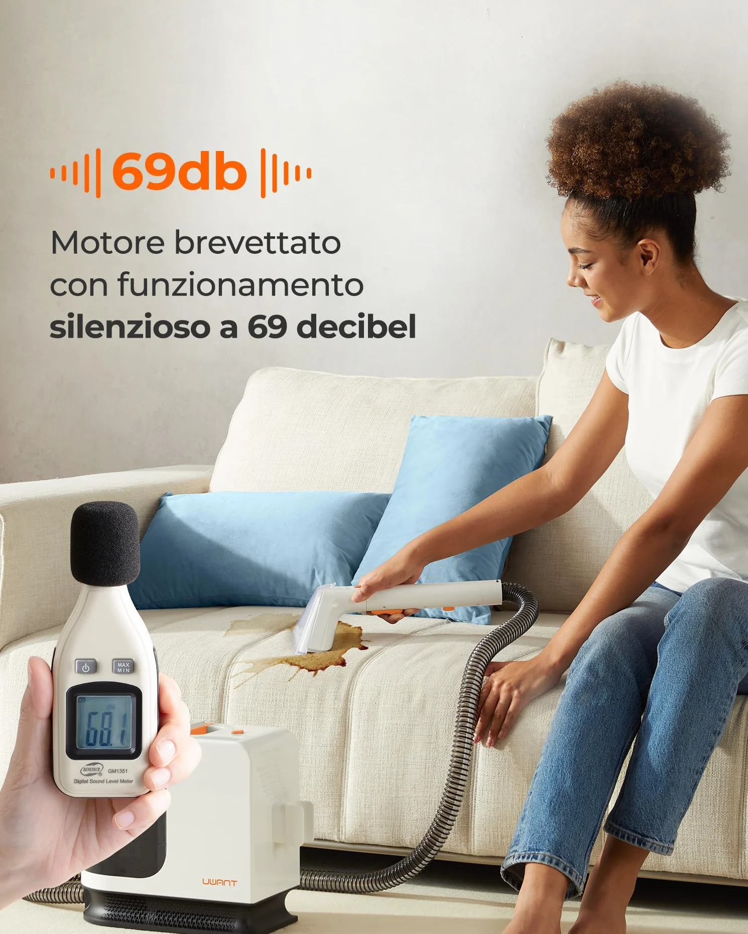 Uwant B200 SE Detergente per mobili 12000 Pa 69 dB