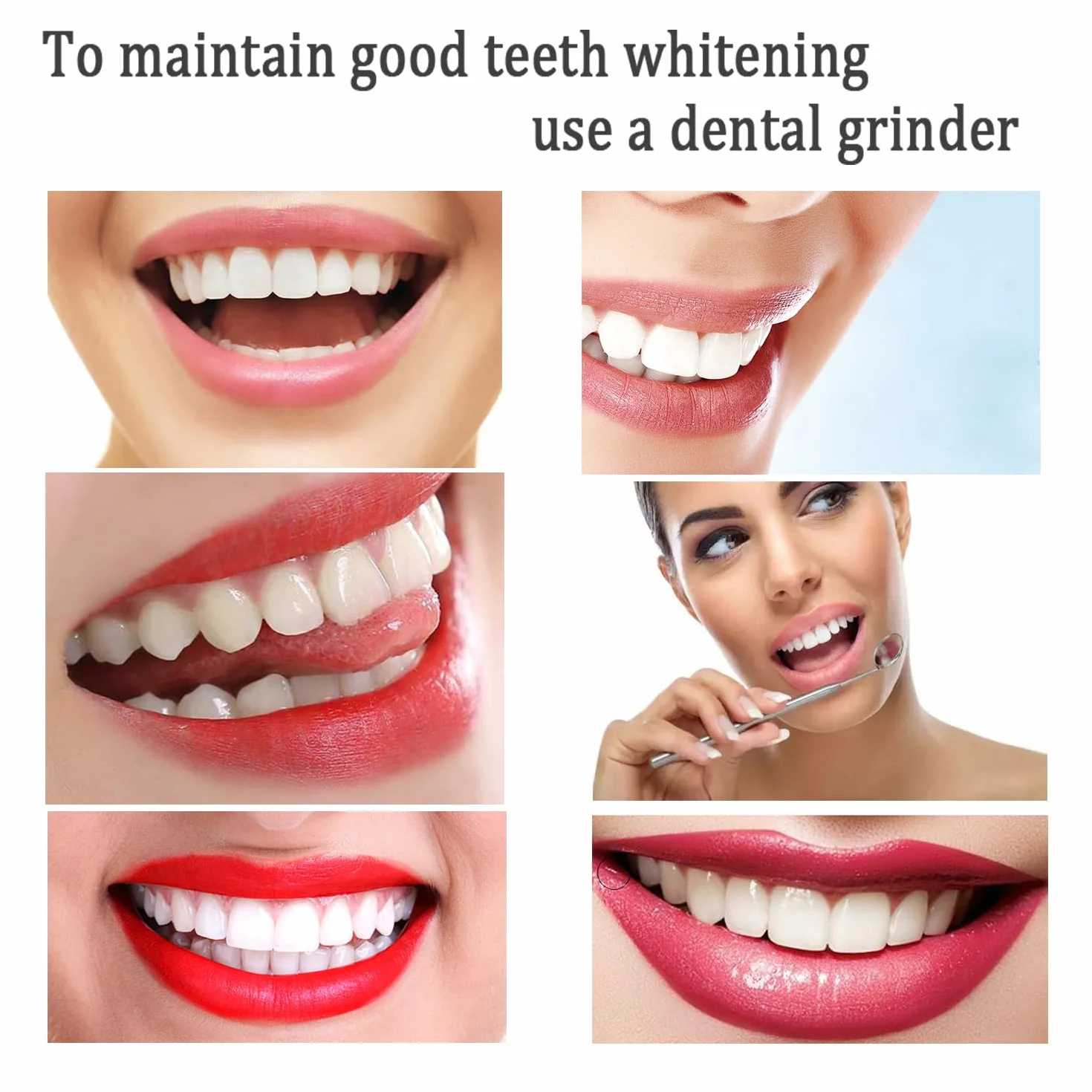 Smacchiatore Denti Professionale 3 Pezzi Rimozione Tartaro Sbiancante Denti per Apparecchi Ortodontici