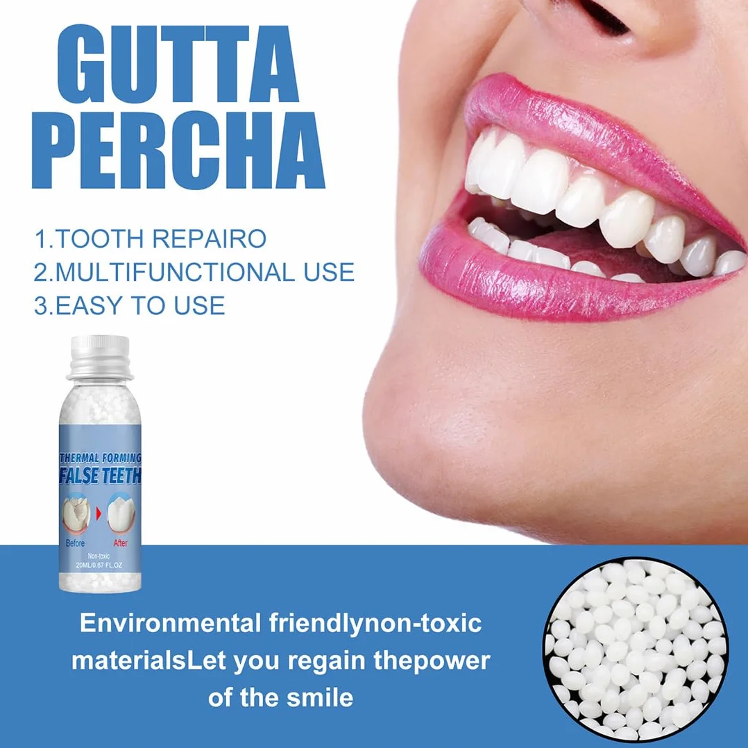 Faccette Dentali 100 Pezzi, Denti Finti Multiuso, Kit di Riparazione Dentale per Denti Anteriori e Posteriori