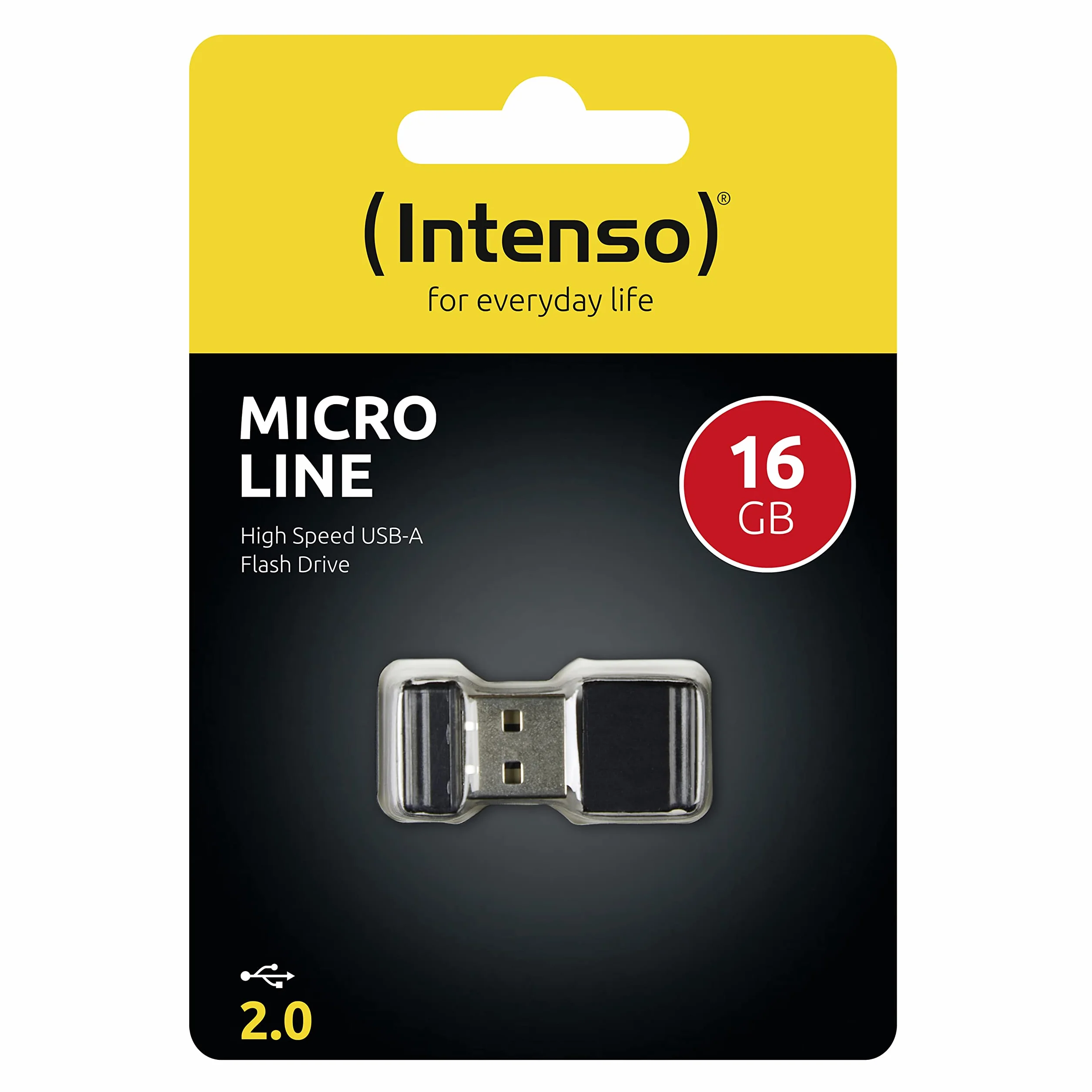 Intenso Micro Line Chiavetta USB 16 GB USB 2.0 Nero