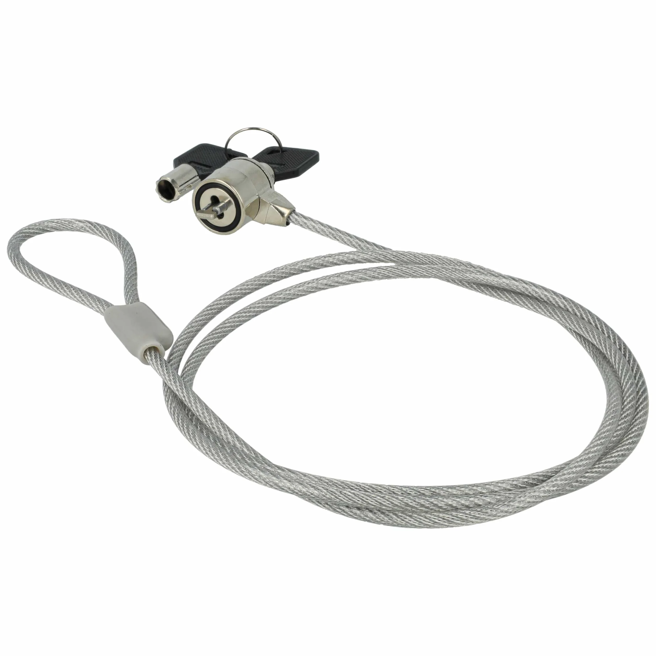 vhbw 10x Kensington Lock per Laptop Notebook - Cavo di Sicurezza con Chiavi, 1,2 m