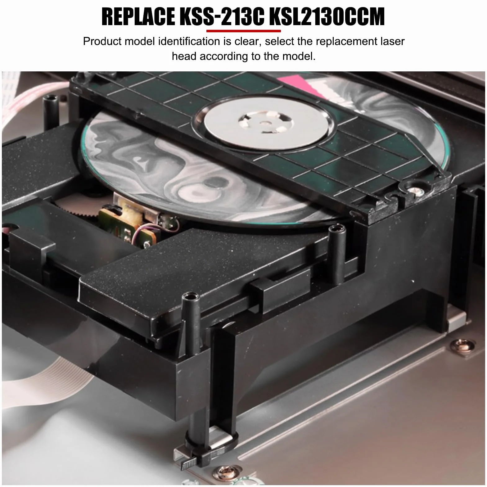 Modulo lente laser, unità di sostituzione disco laser con sostituzione di componenti elettronici per KSS-213C e KSL2130CCM