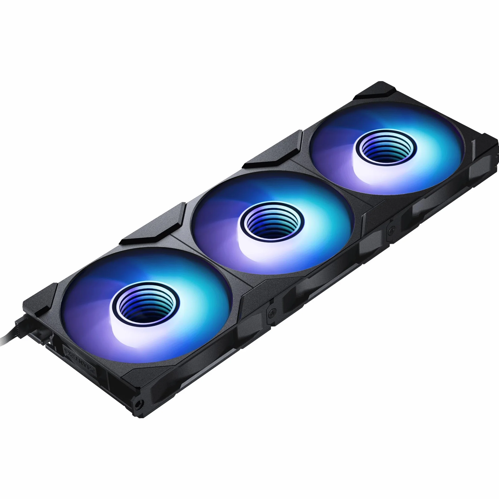 Ventole di raffreddamento ad alte prestazioni Phanteks M25-120 Gen2 Reversed Blade, 3er Pack, 120mm ARGB, telaio ventola unificato a Daisy-Chain, hub Infinity Mirror, connessione a cavo singolo, Nero