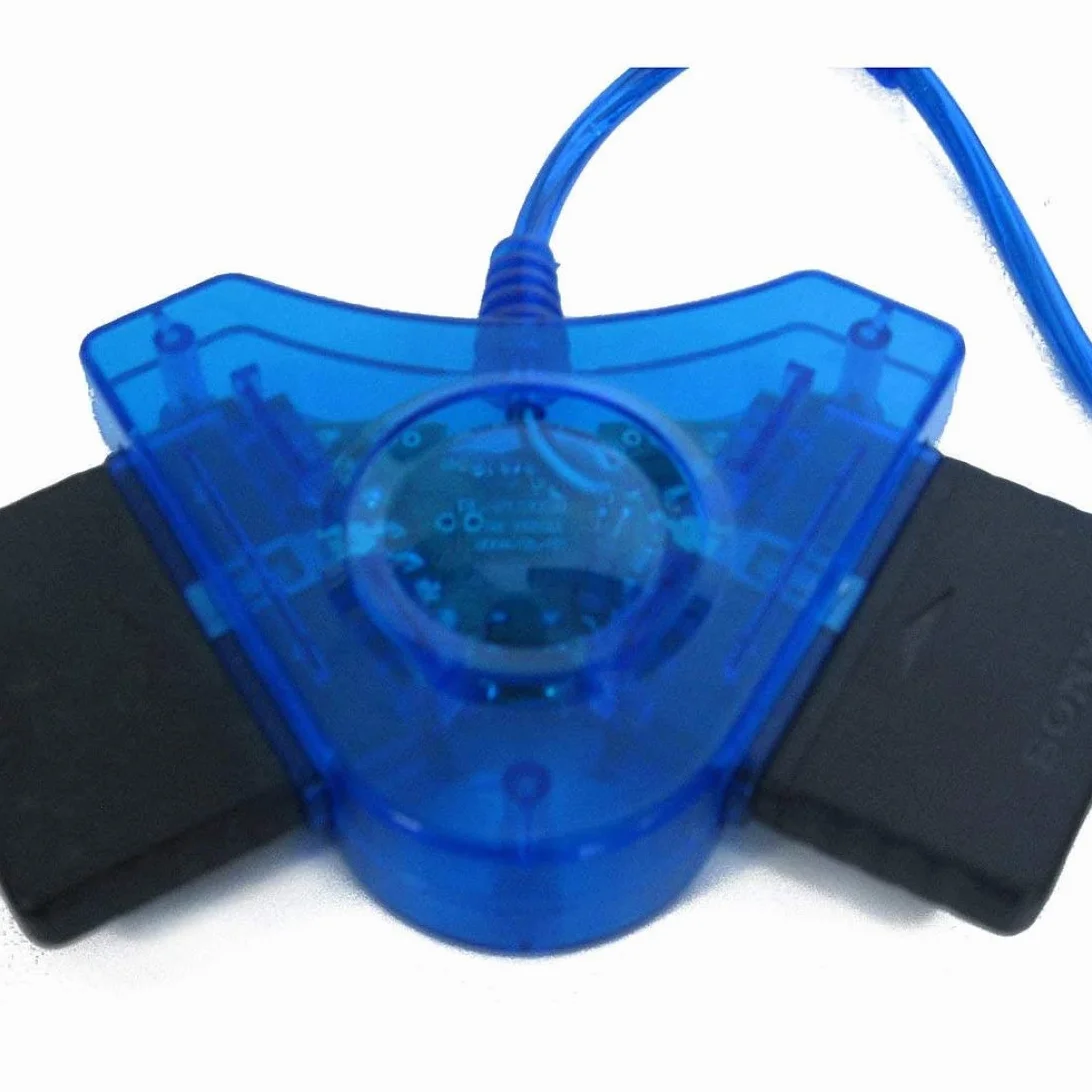 Adattatore controller USB Tieline doppia porta per controller PSX PS2 a PC convertitore mouse tastiere splitter