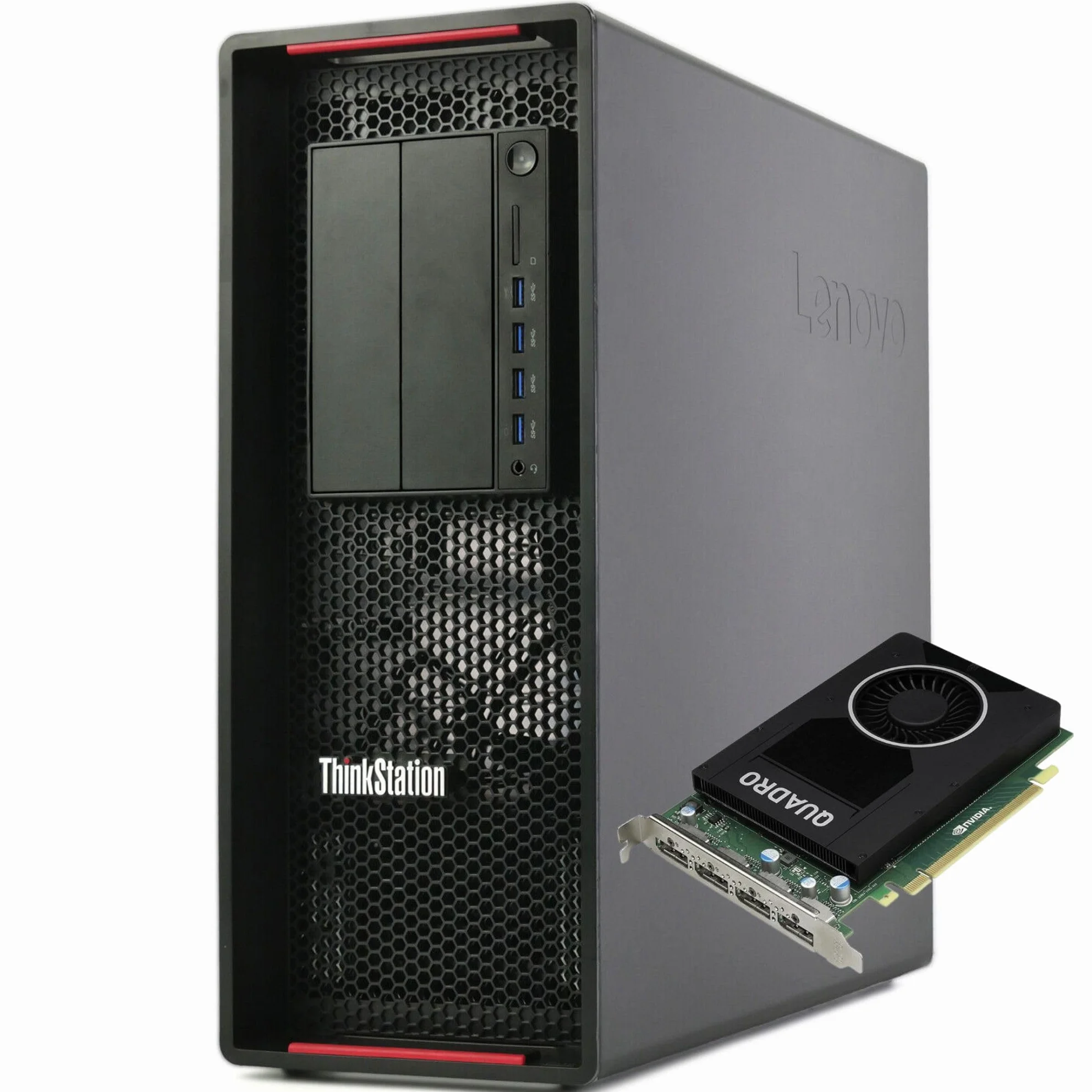 Lenovo Workstation PC Fisso Xeon E5-1620 3.5Ghz | Ram 32Gb | SSD 1 Tera | Nvidia Quadro M2000 | Windows 11 + Office 2021 (Ricondizionato)