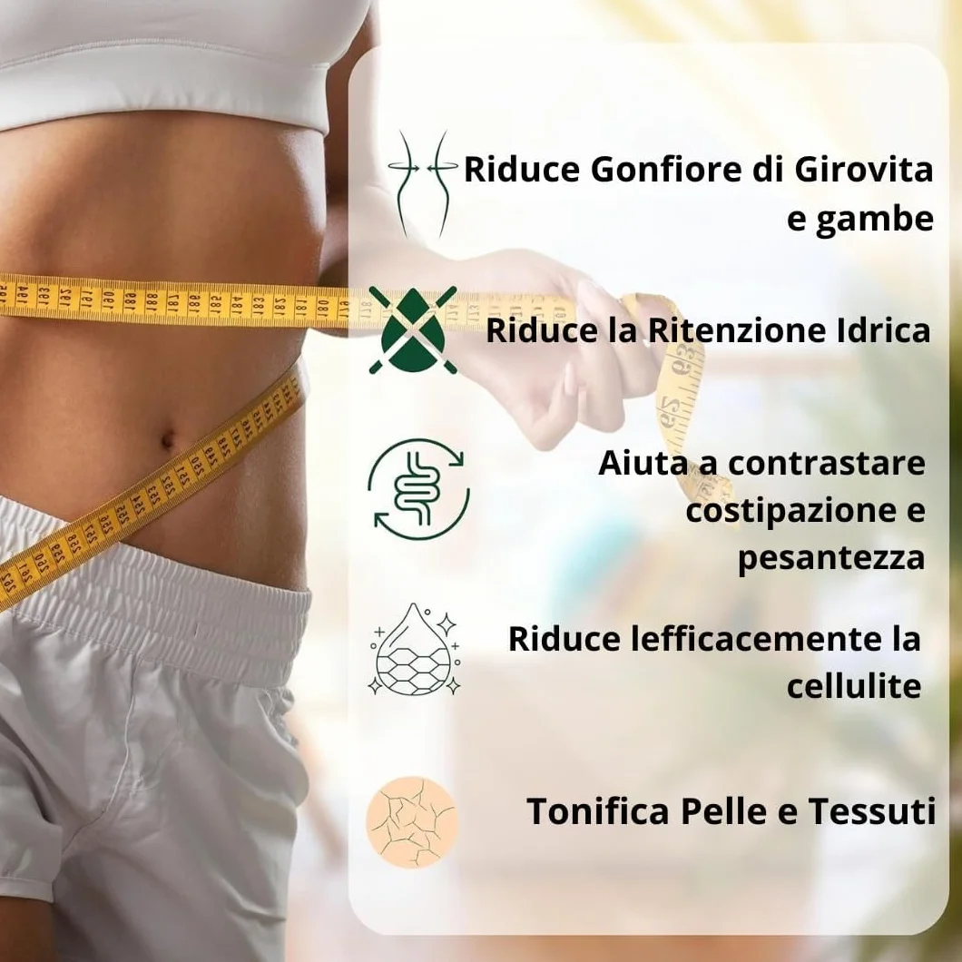 Drenante Forte con Bromelina e Ananas Detox Dimagrante Sgonfiante Pancia Glutei