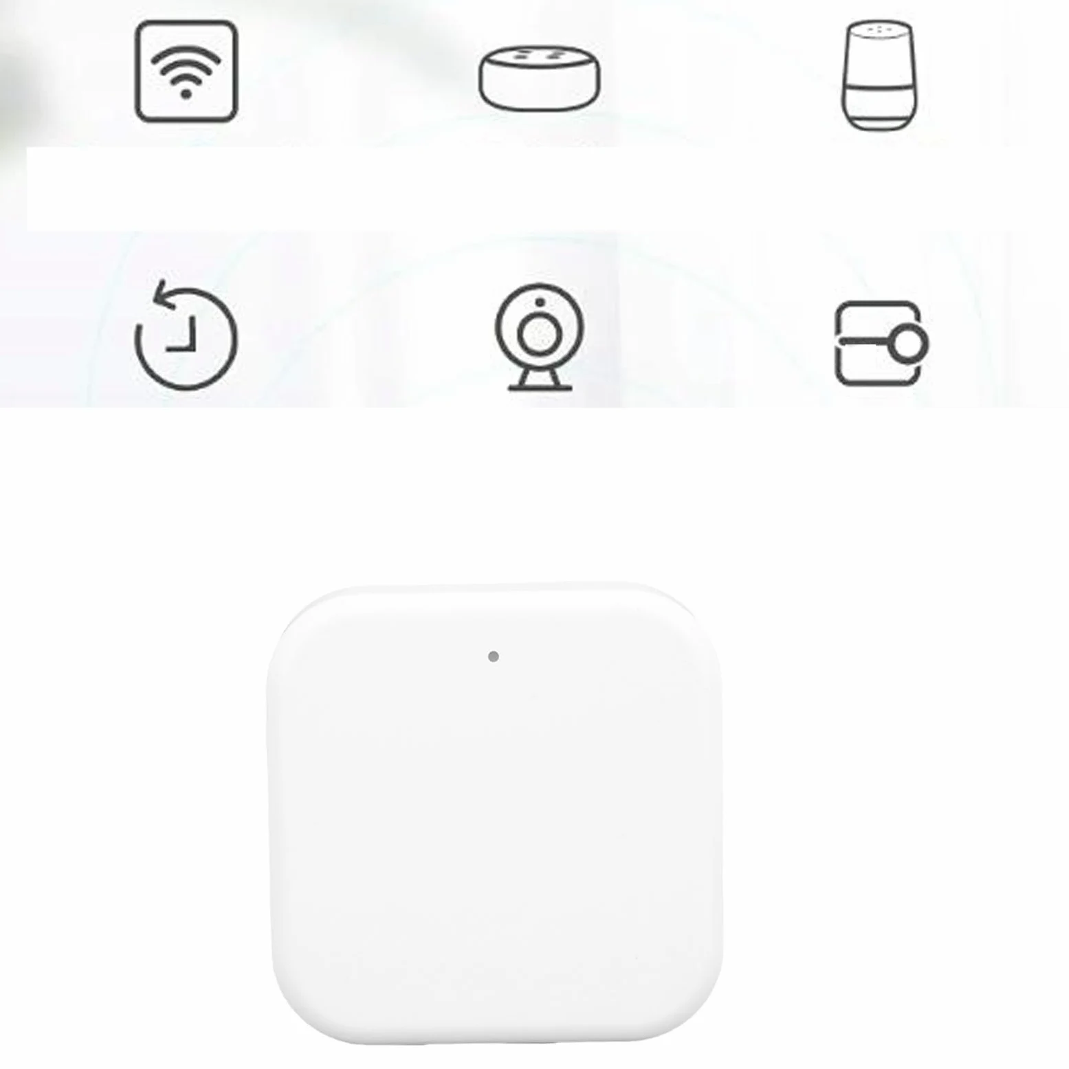 Gateway Smart Home con Crittografia, Hub Wifi e Porta RJ45 per Controllo App TTLock con Dispositivi Intelligenti per Casa, Ufficio, Viaggio