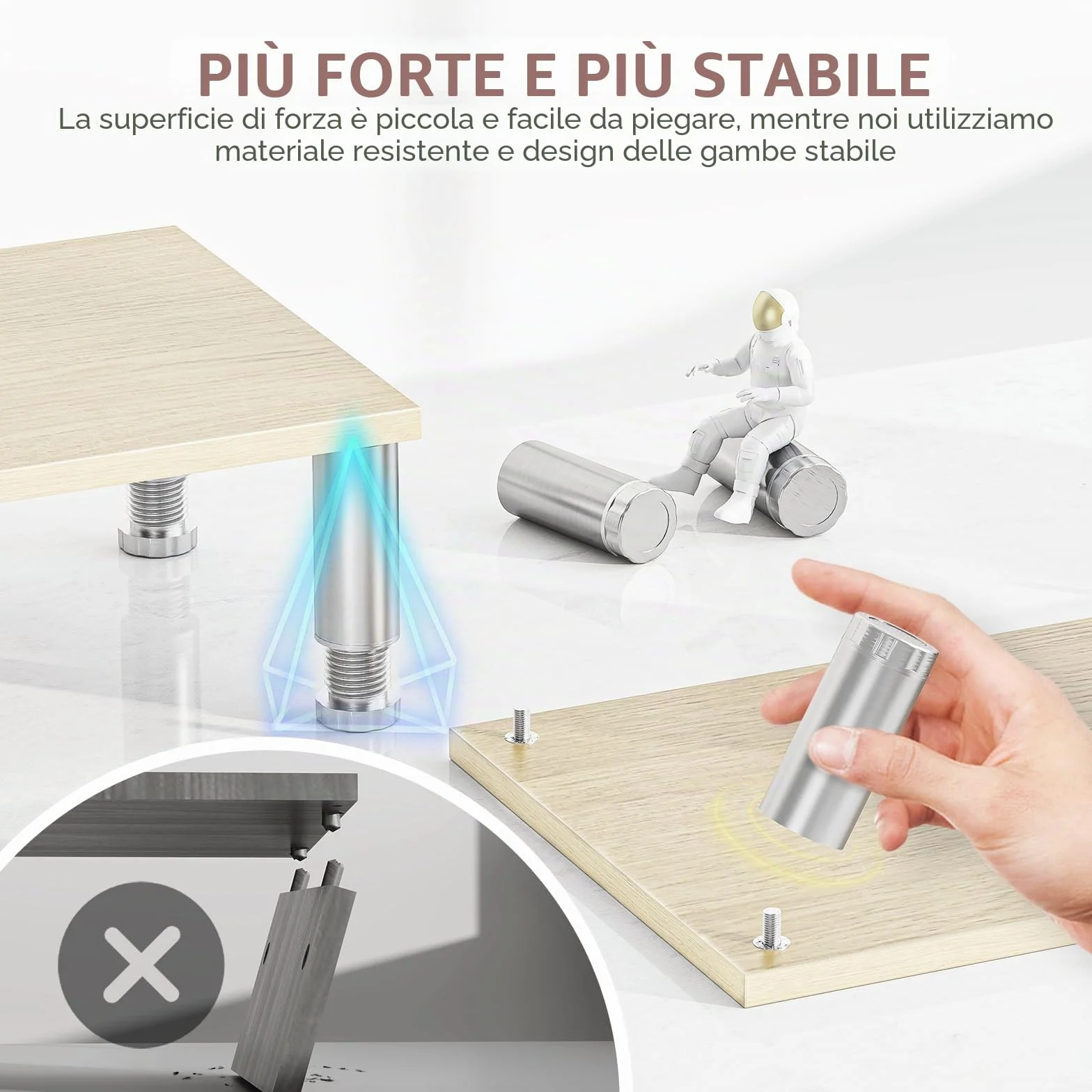 AX WABER Supporto per doppio monitor, Supporto per monitor con lunghezza e angolo regolabili, Supporto per monitor in legno per scrivania, Riser per 2 monitor con spazio di archiviazione Venatura