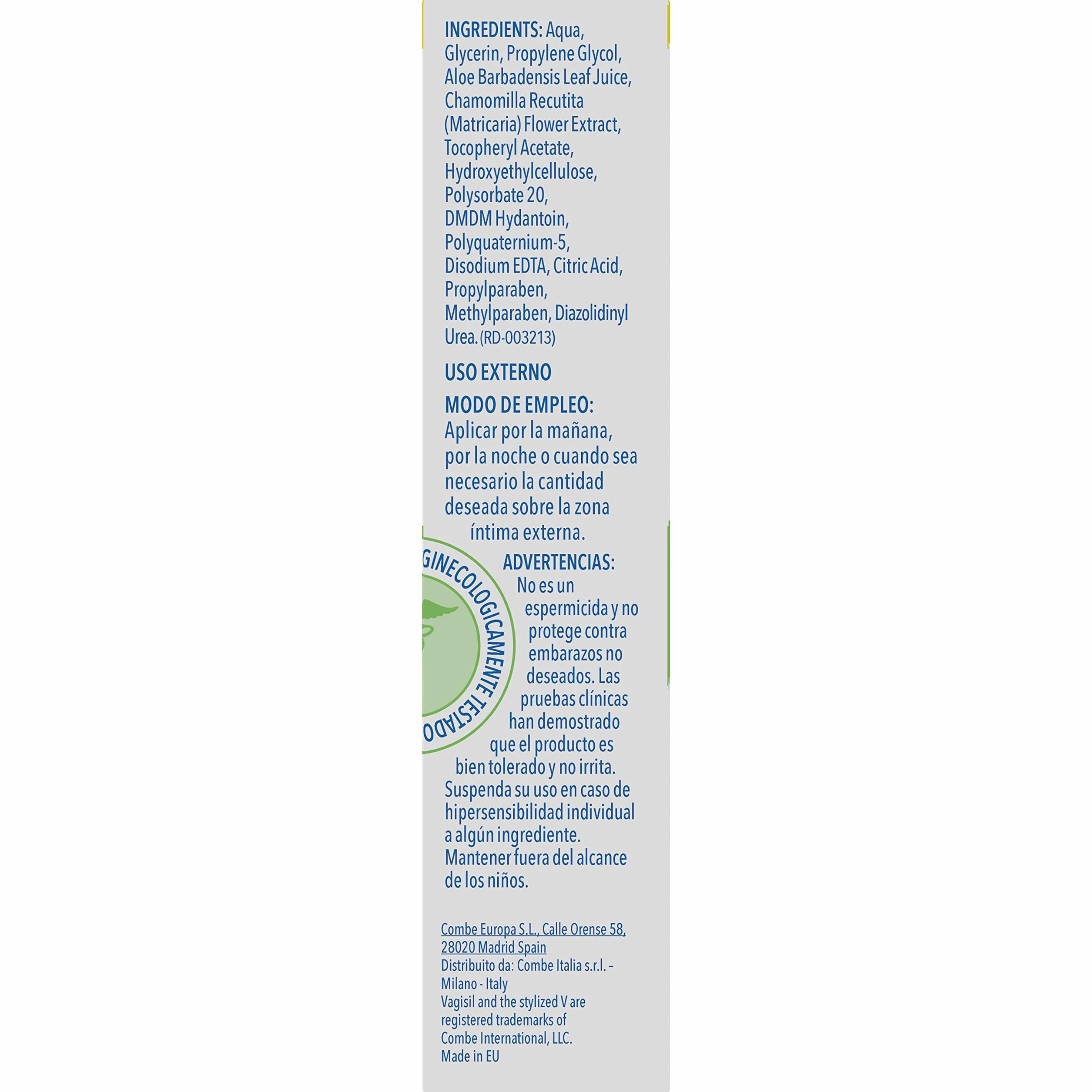 Vagisil Fluido Idratante Intimo 50 ml Camomilla Vitamina E Aloe