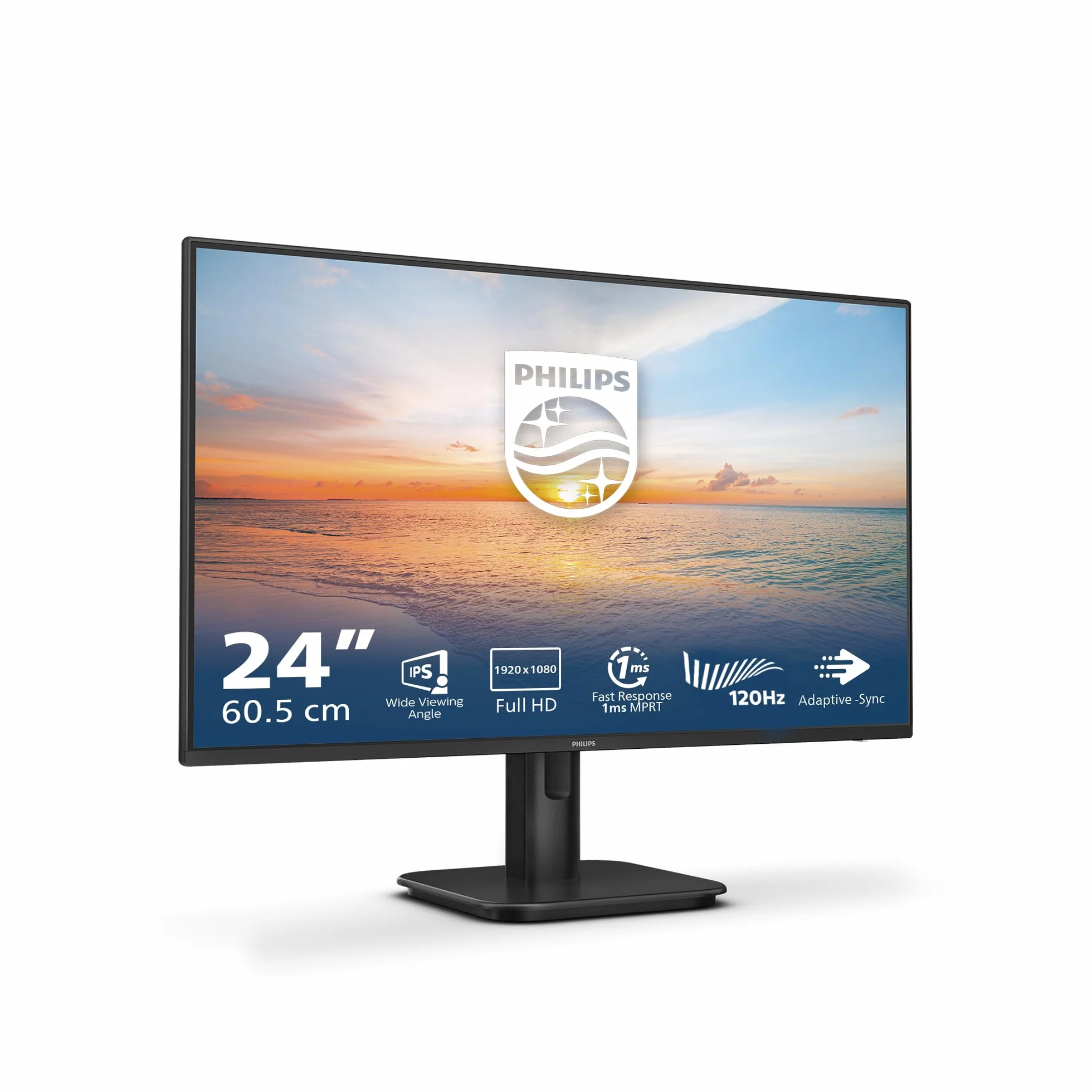 Philips 24E1N1100A Monitor 23.8 pollici FHD 120Hz IPS 4ms GtG Speakers Nero