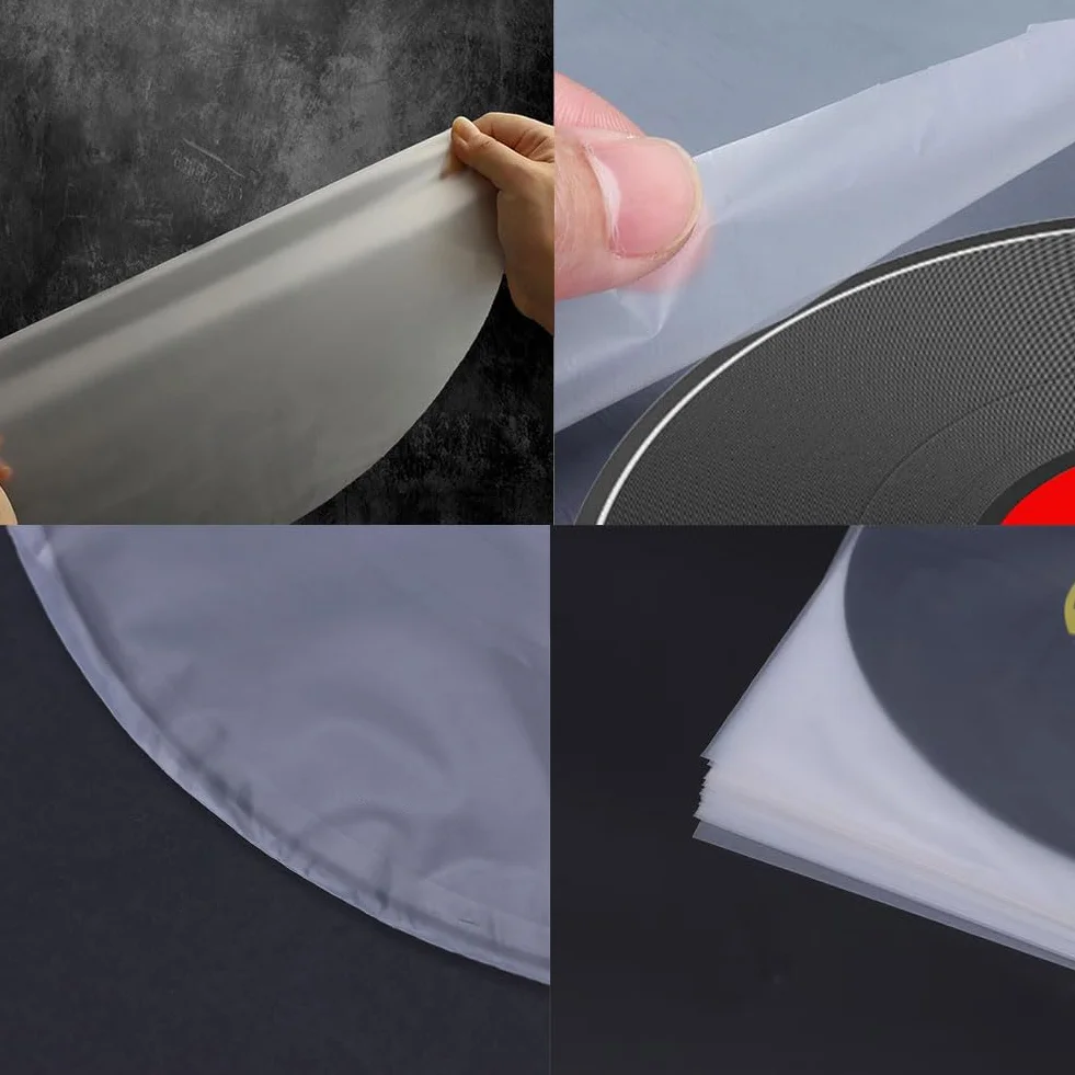 Buste per Dischi in Vinile, Custodie per Dischi in Vinile, Buste Interne per Dischi in Vinile, Buste per Vinili, Custodie Protettive in Vinile, Copertine Dischi Vinile Semi,12 Pollici, 50 Pezzi