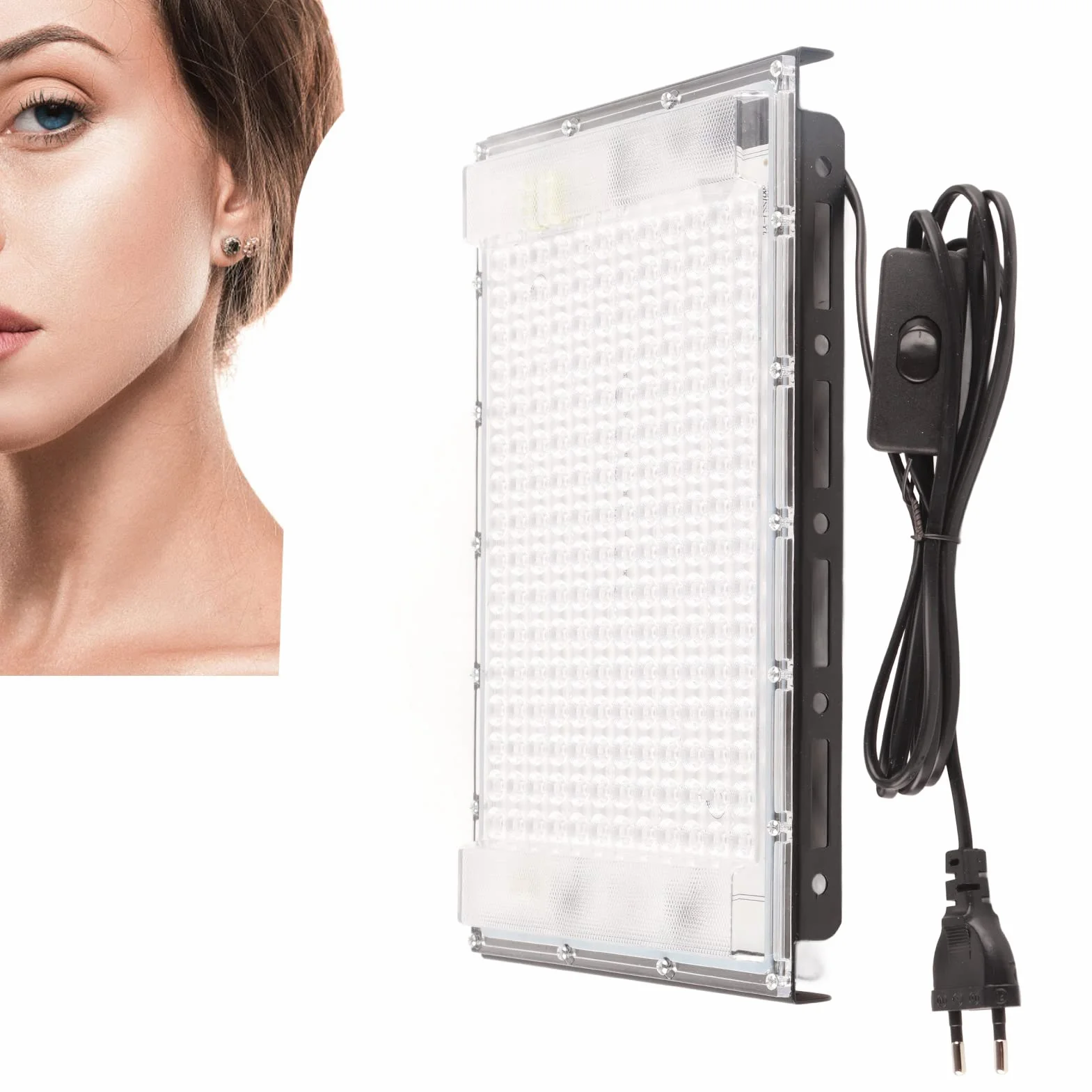 JTLB Lampada abbronzante 192 LED 460nm 100W 85-265V portatile viso corpo